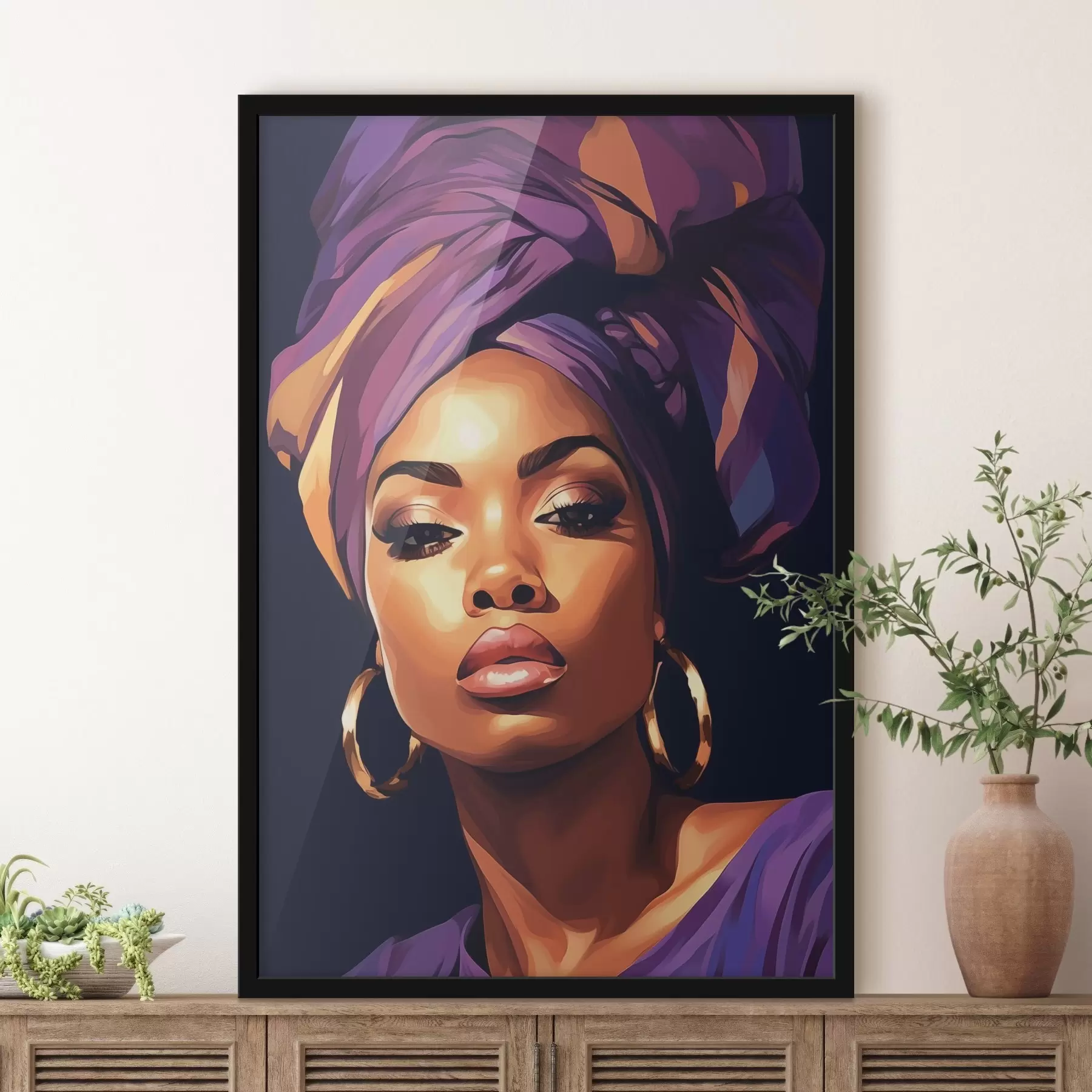 Papier peint Portrait d'une jeune fille f44571