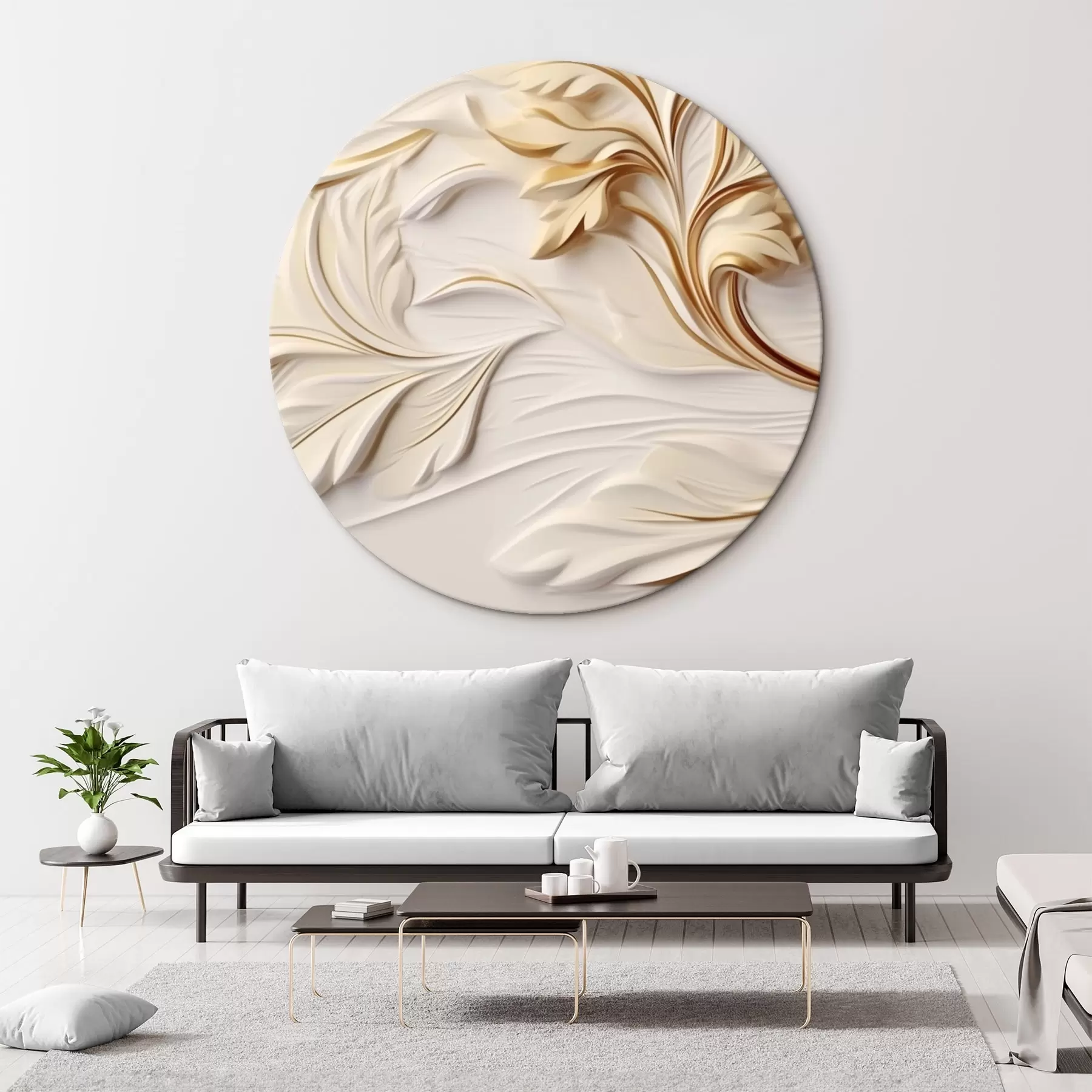 Tableau Fille à la couronne r44577