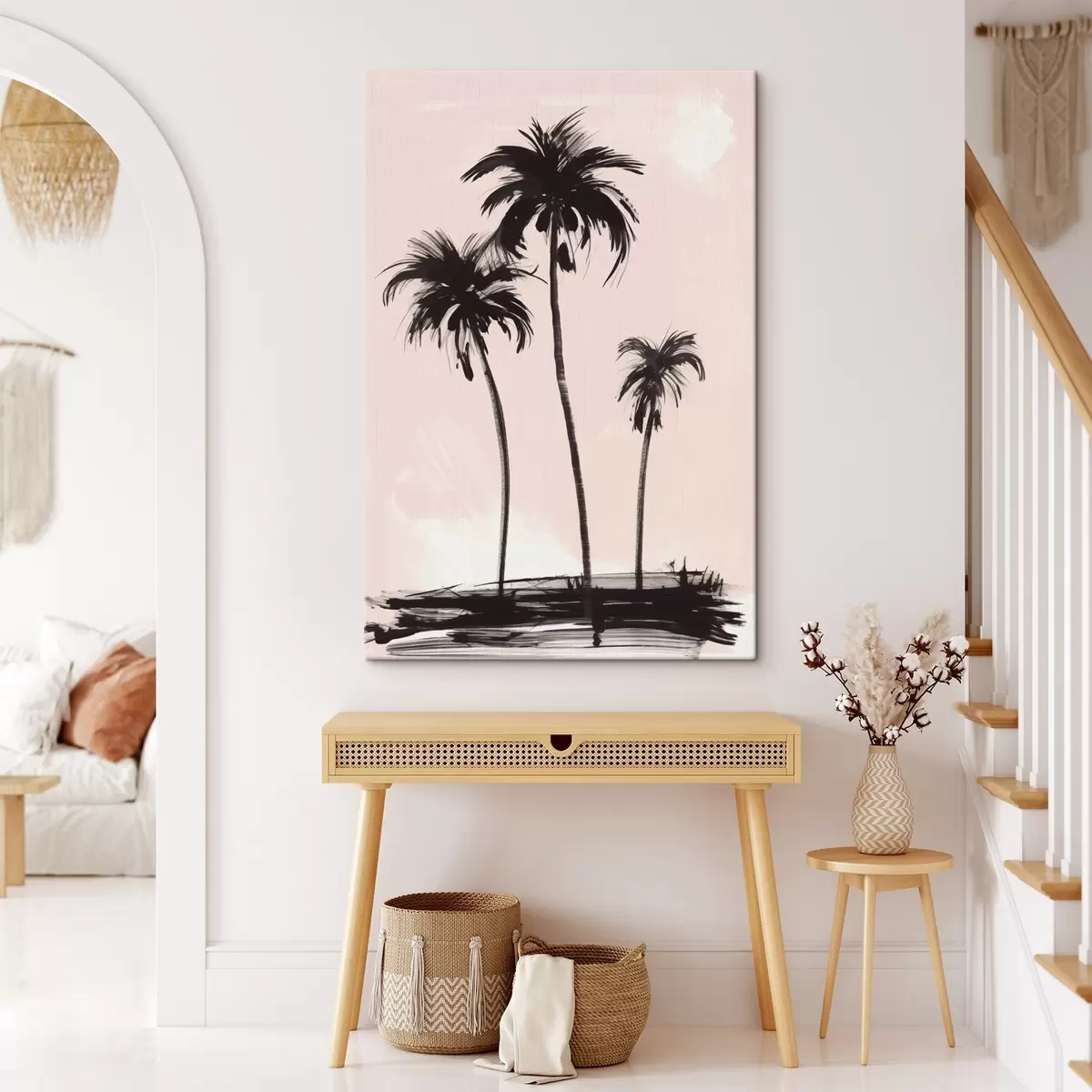 Tableau Palmiers minimalisme s44598