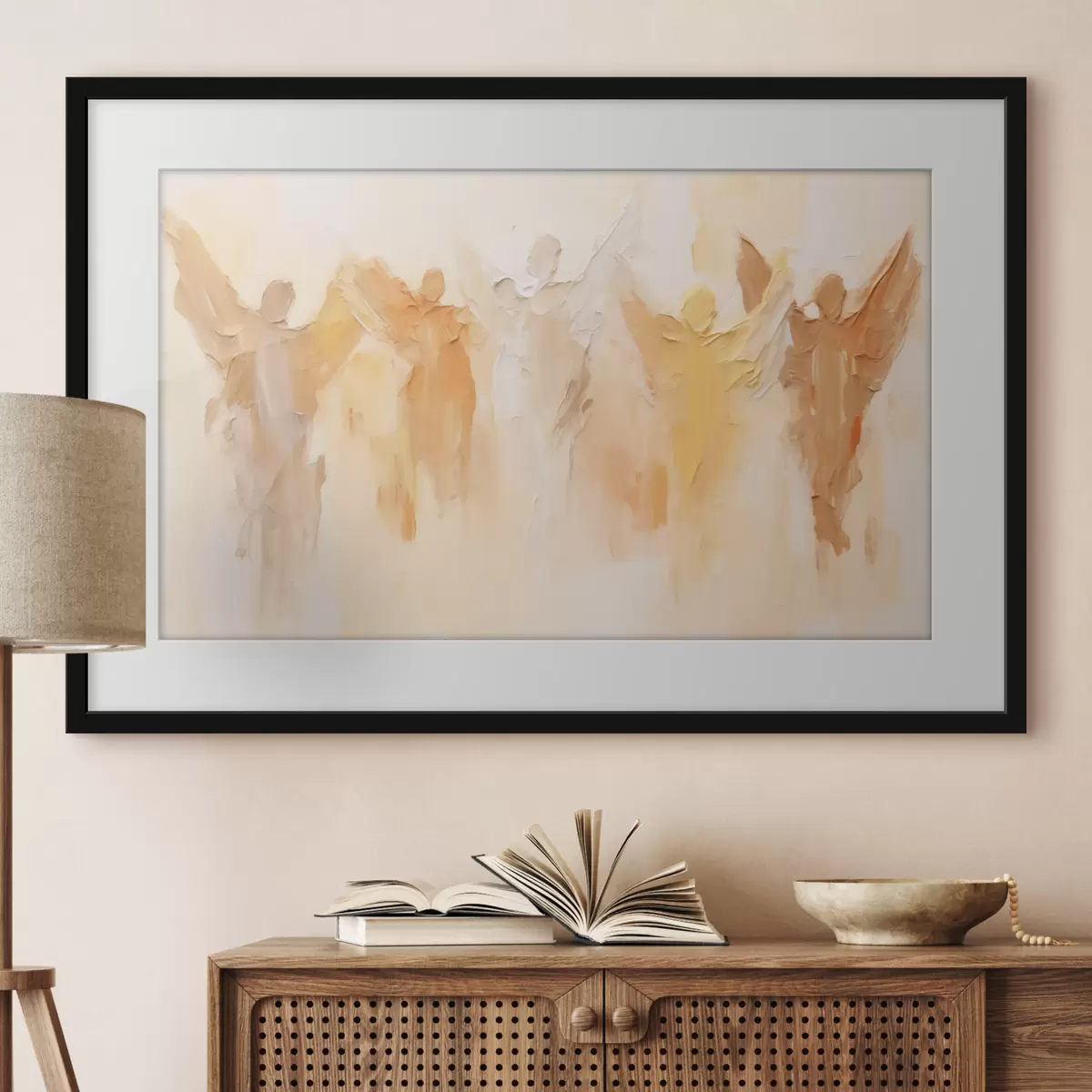 Poster Angels abstract f44595