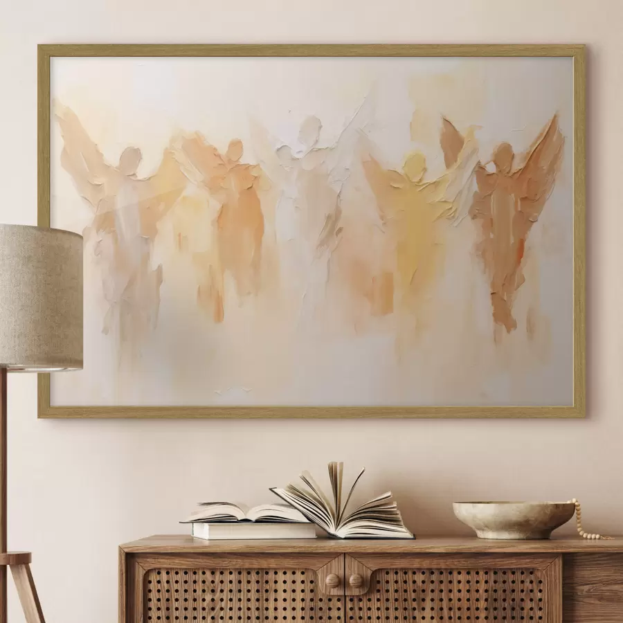 Papier peint Angels abstract f44595