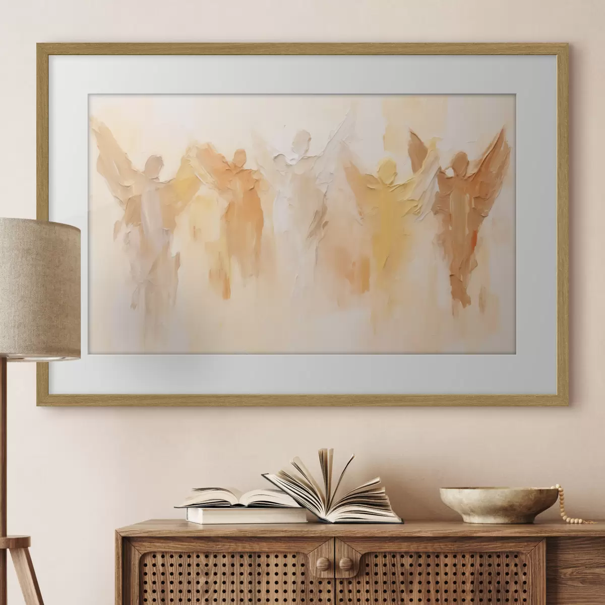 Poster Angels abstract f44595