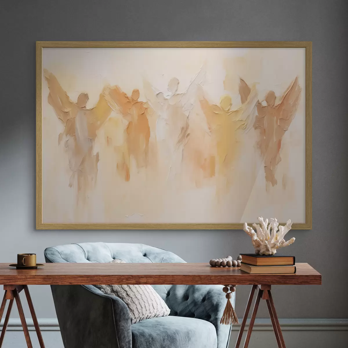 Poster Angels abstract f44595