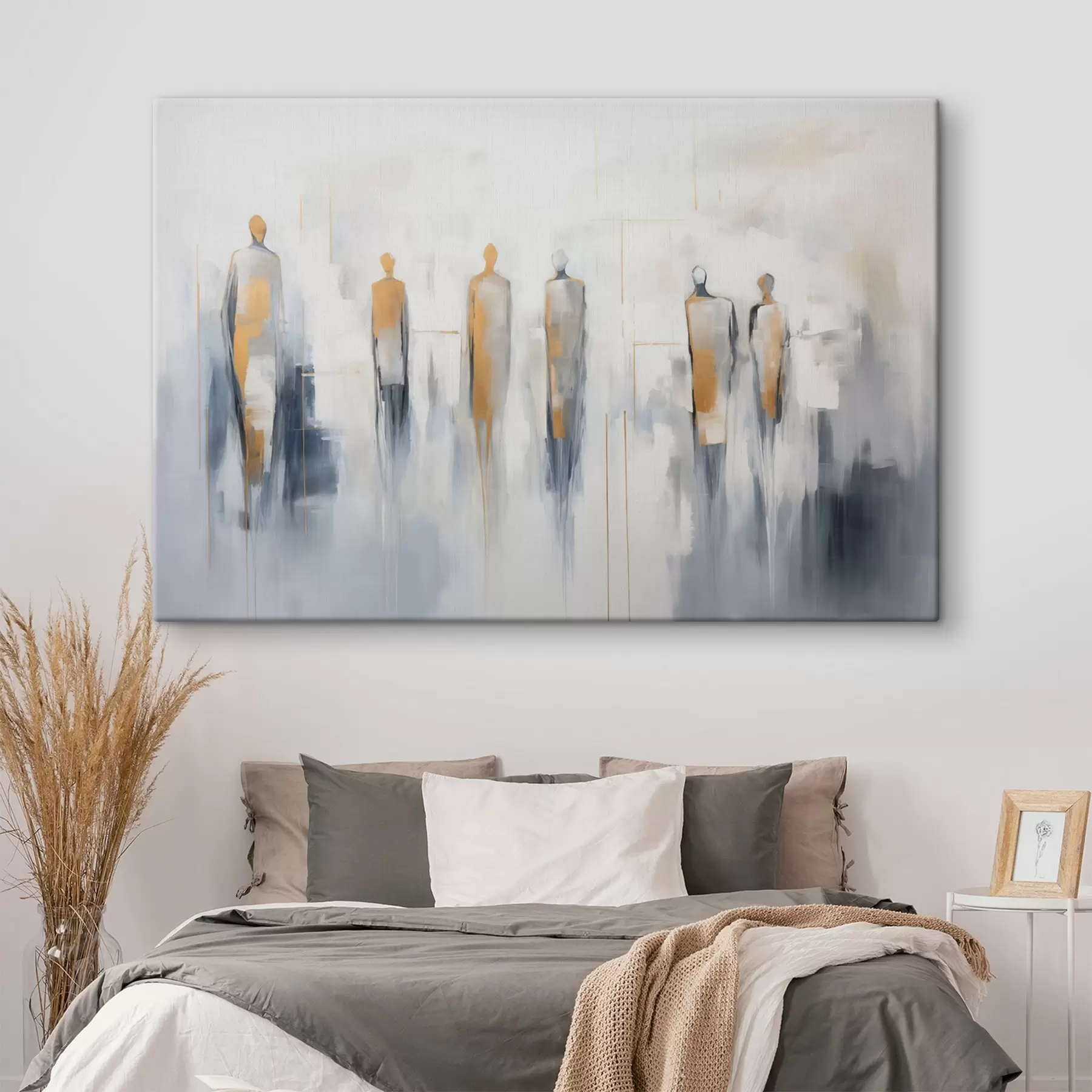 Tableau Silhouettes abstraites de personnes s44639