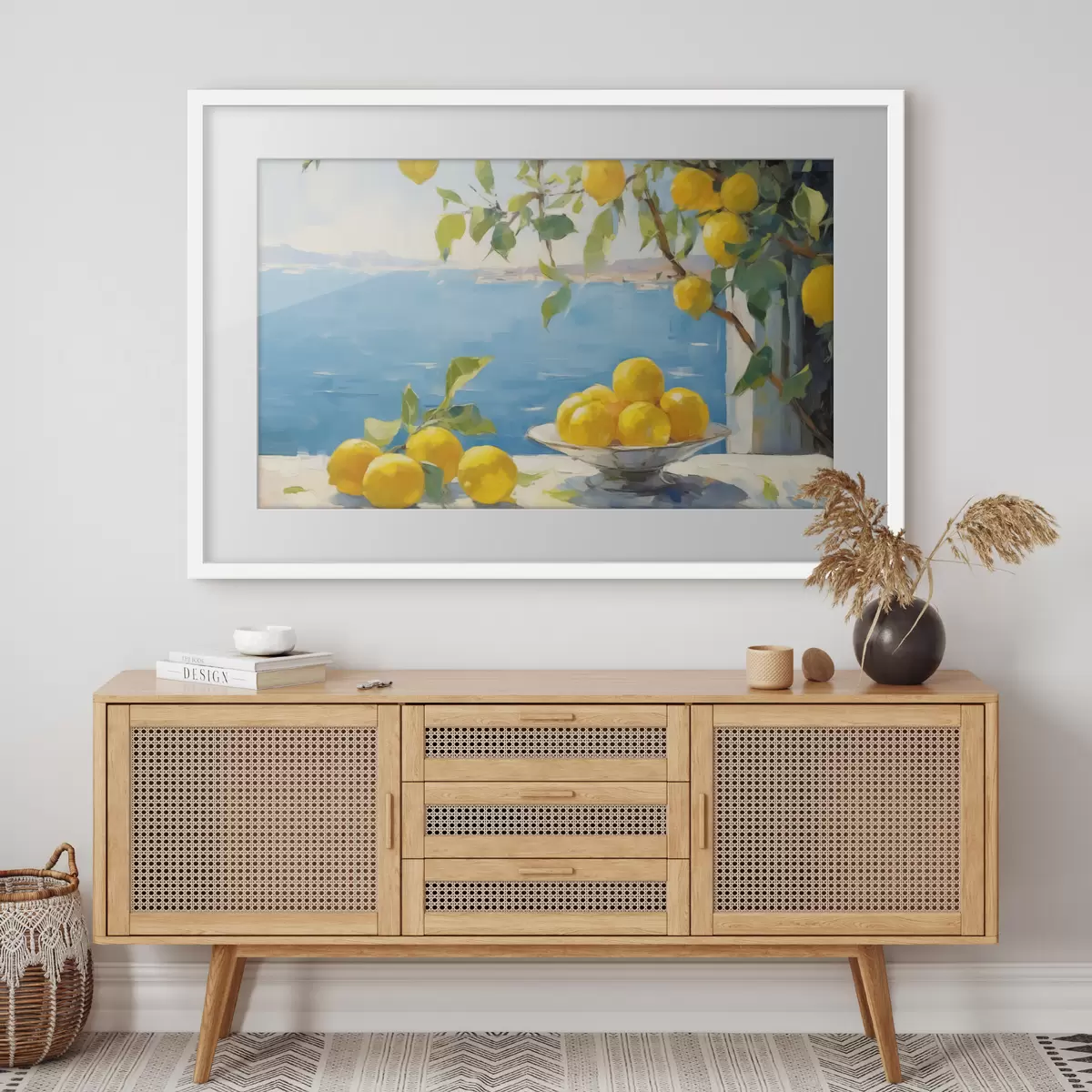 Poster Citrons contre la mer f44649