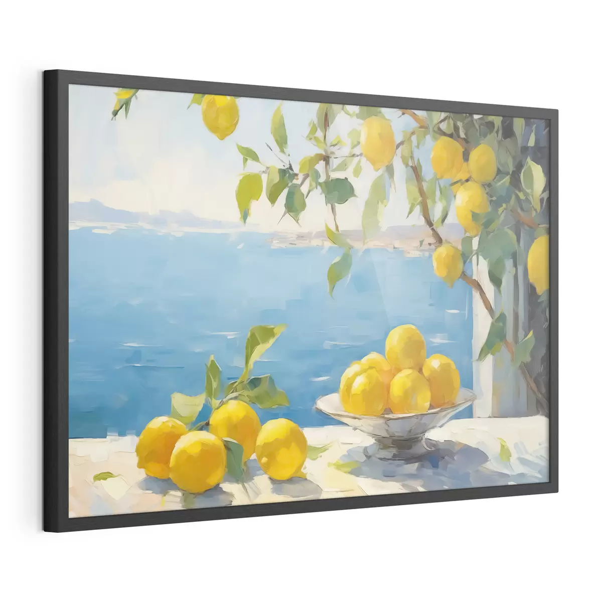 Poster Citrons contre la mer f44649