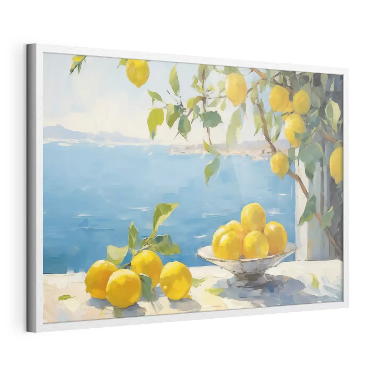 Poster Citrons contre la mer f44649