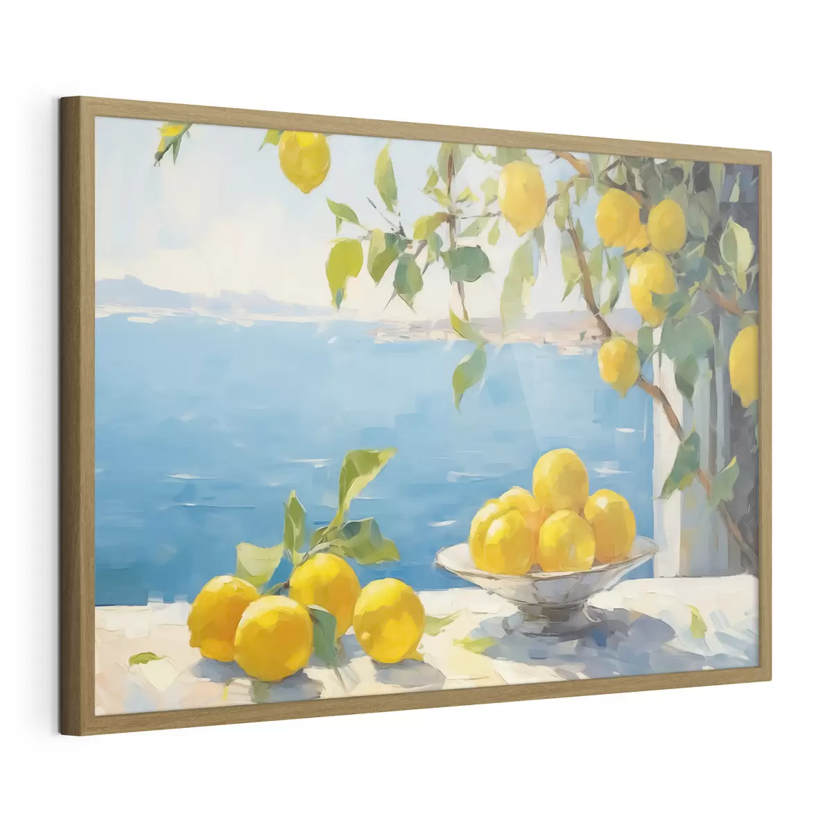 Poster Citrons contre la mer f44649
