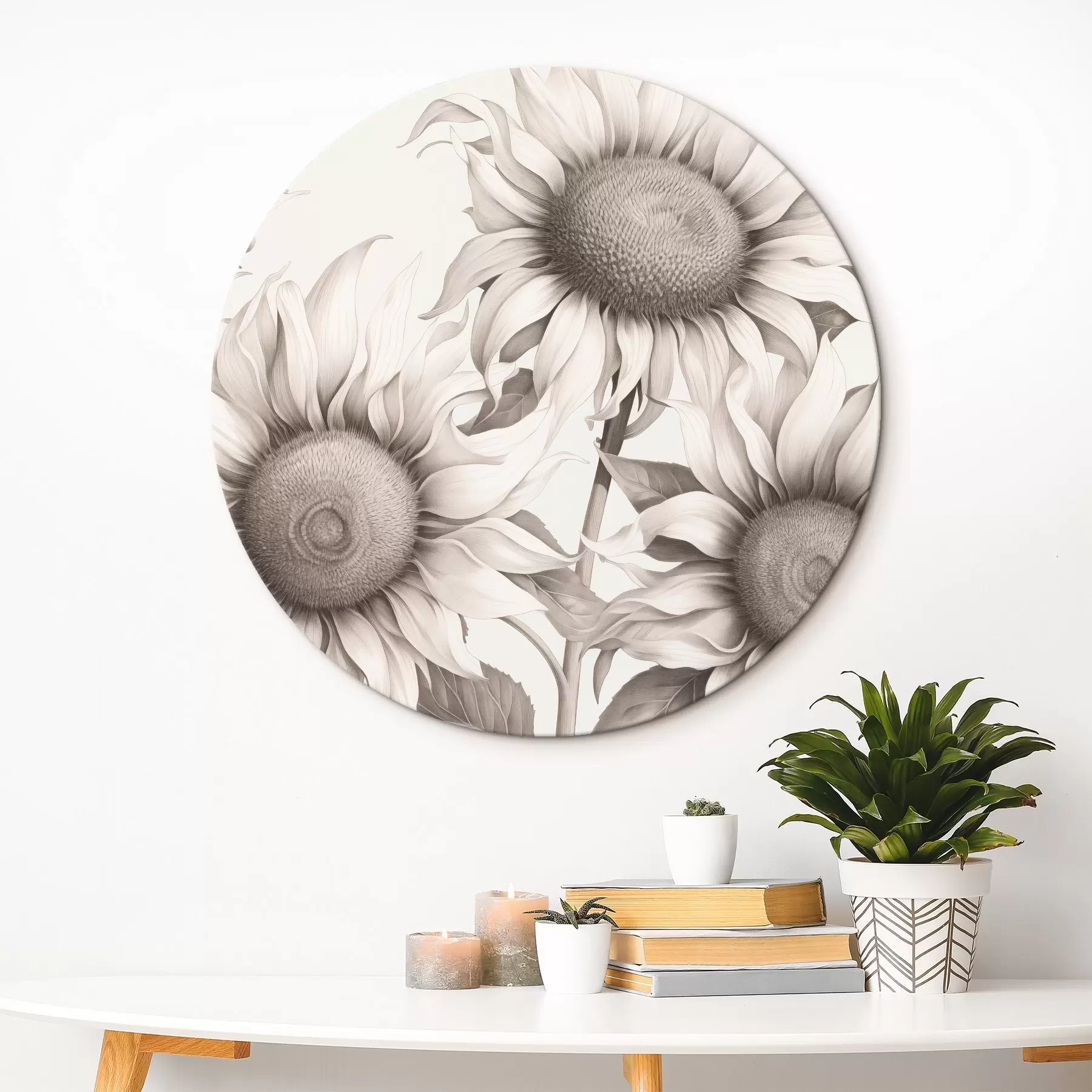 Tableau Tournesols, style graphique r44626