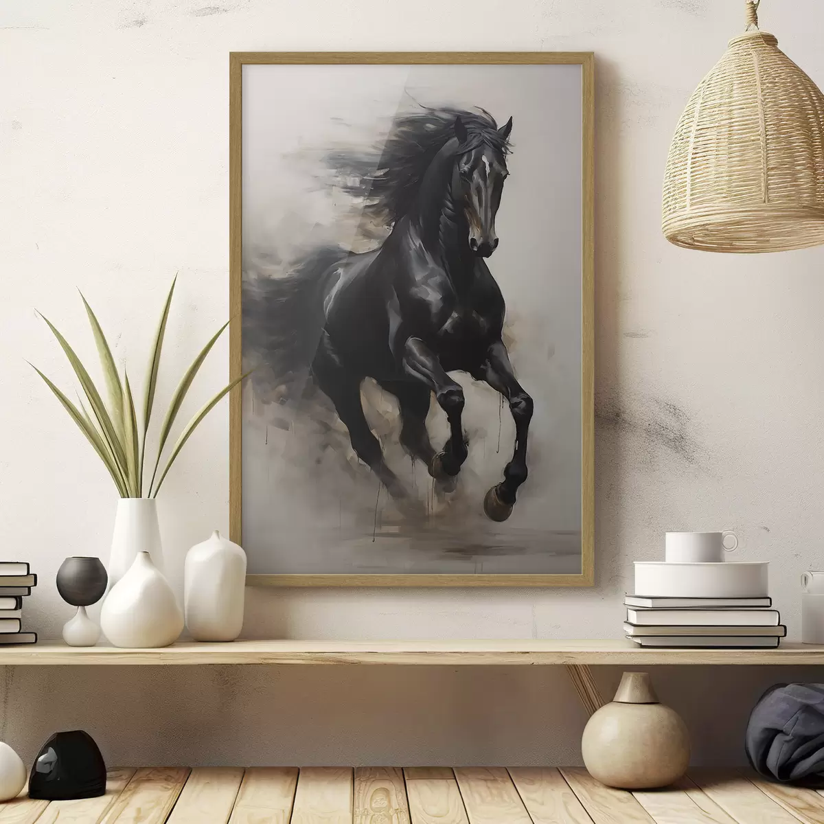 Poster Cheval en mouvement f44661