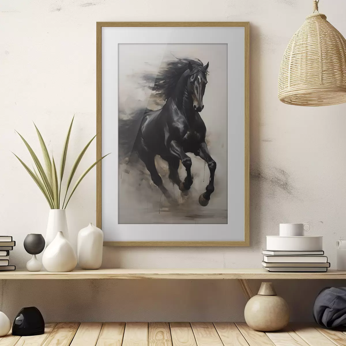 Poster Cheval en mouvement f44661