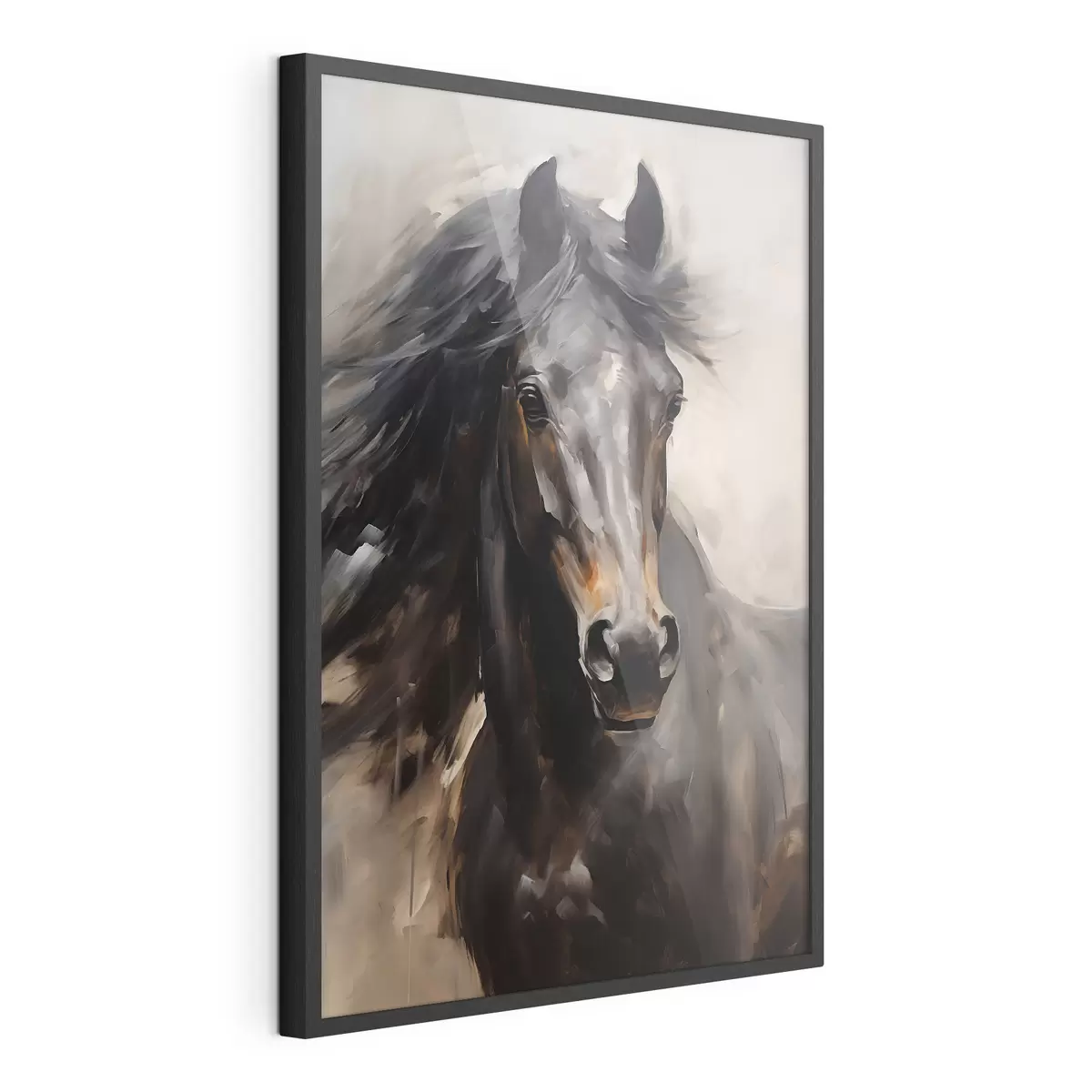 Poster Cheval noir f44662