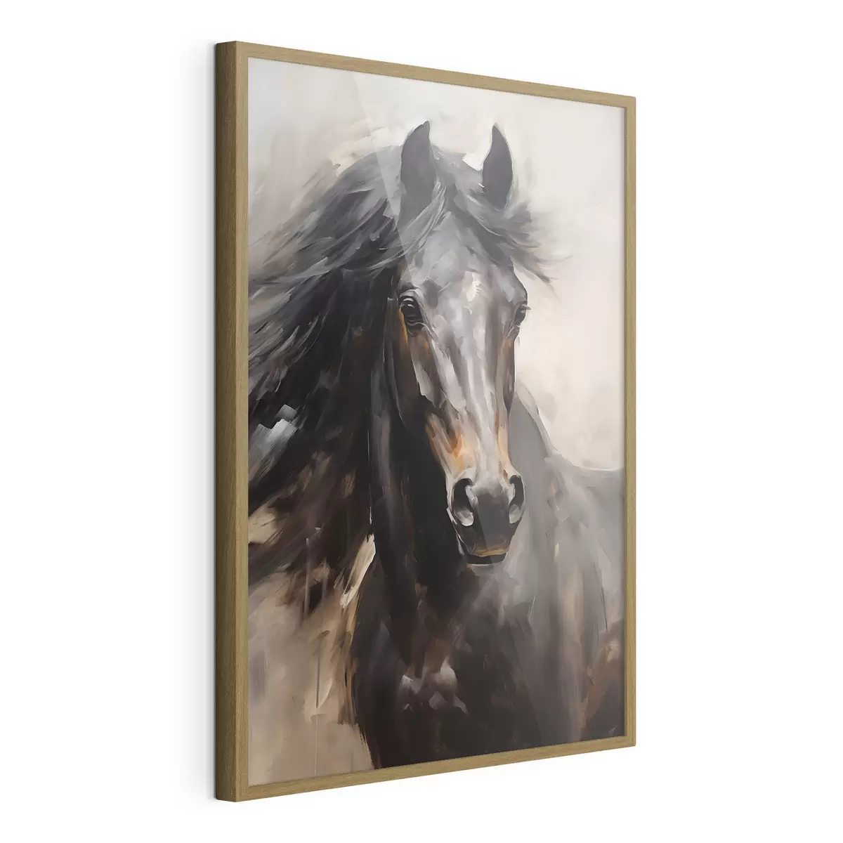 Poster Cheval noir f44662