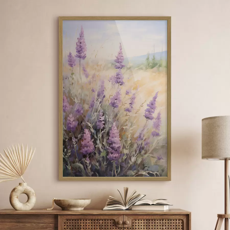 Papier peint Fleur de lavande f44664
