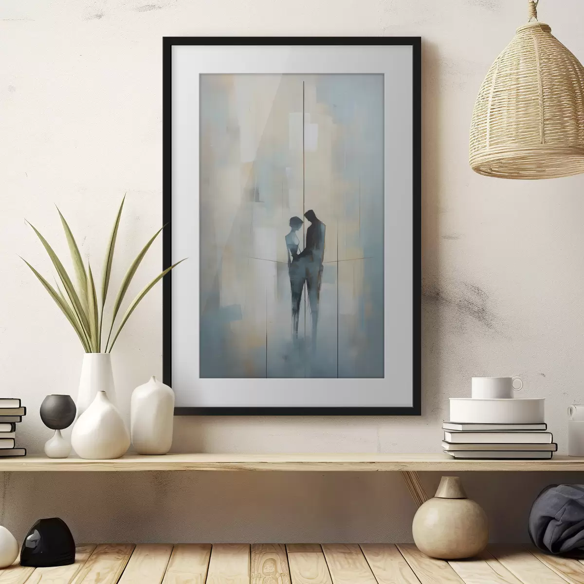 Poster Couple dans l'espace f44670