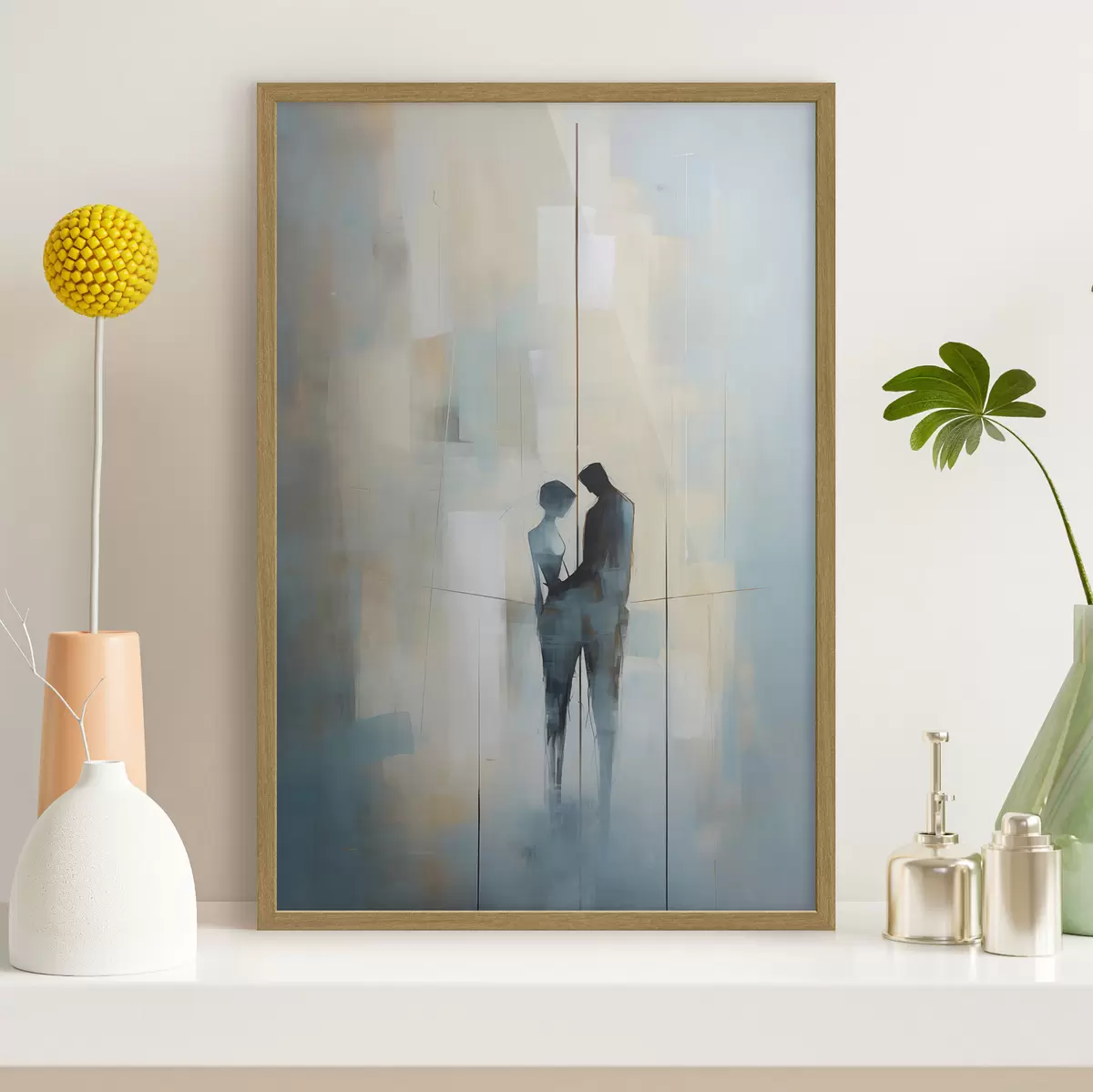 Poster Couple dans l'espace f44670