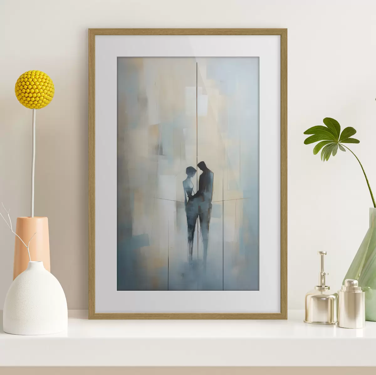 Poster Couple dans l'espace f44670