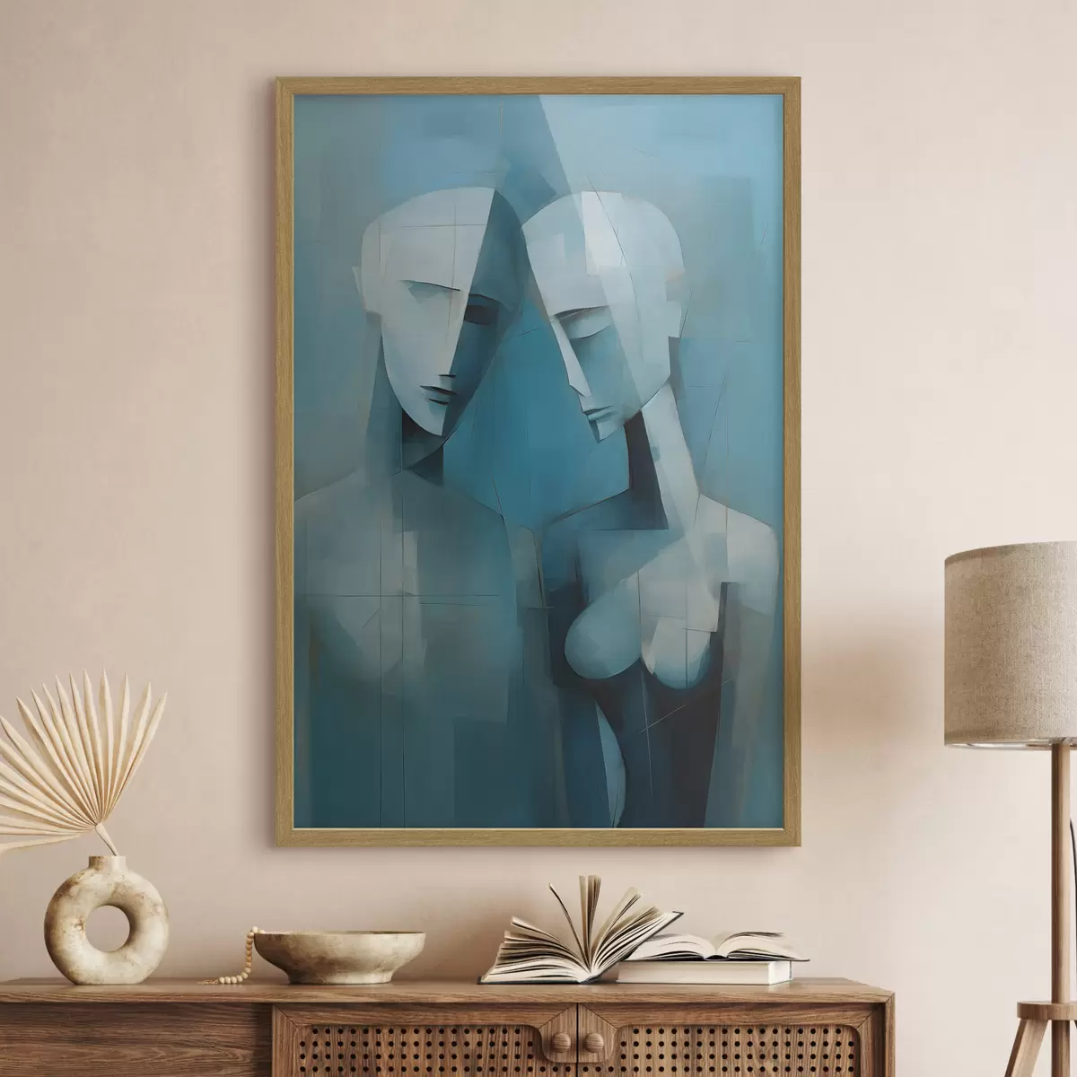 Poster Couple en géométrie f44672