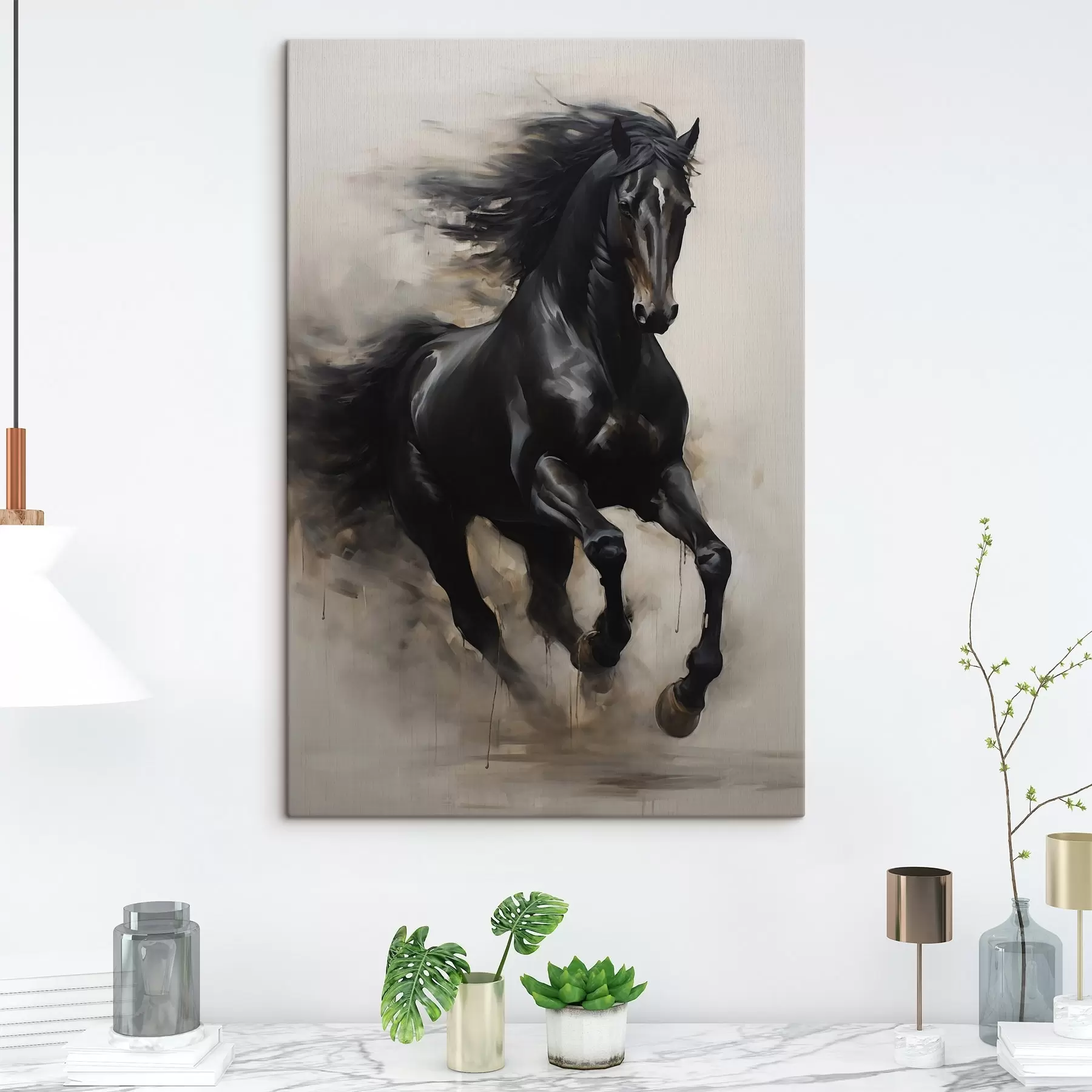 Tableau Cheval en mouvement s44661