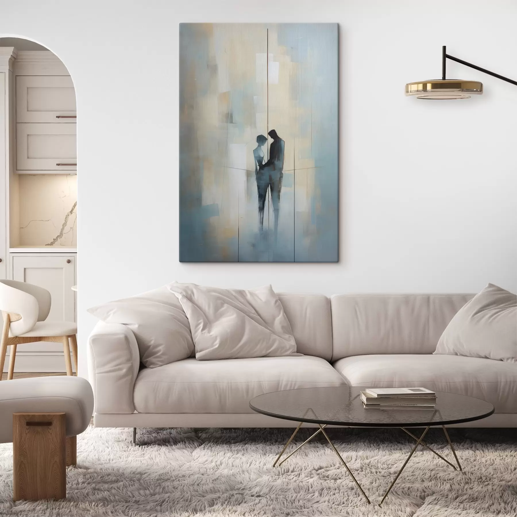 Papier peint Couple dans l'espace s44670