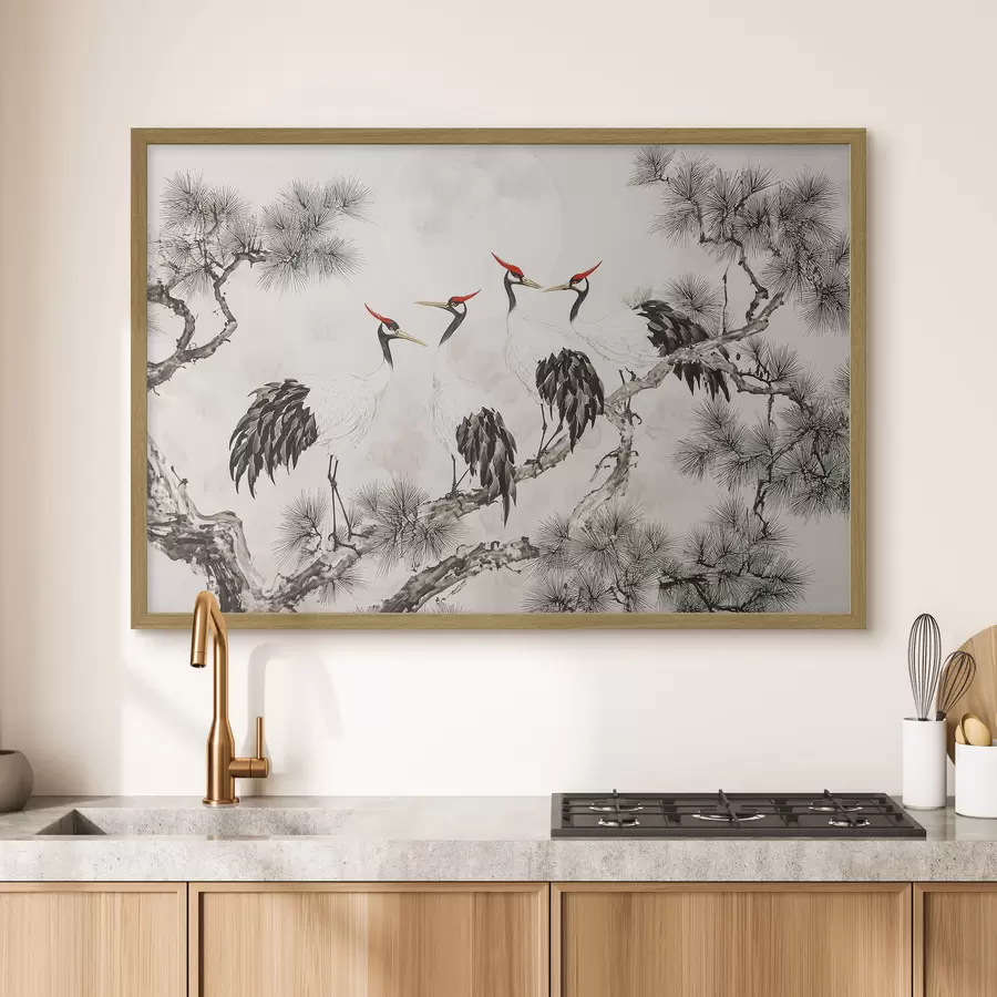 Papier peint Forêt et sérénade f44503