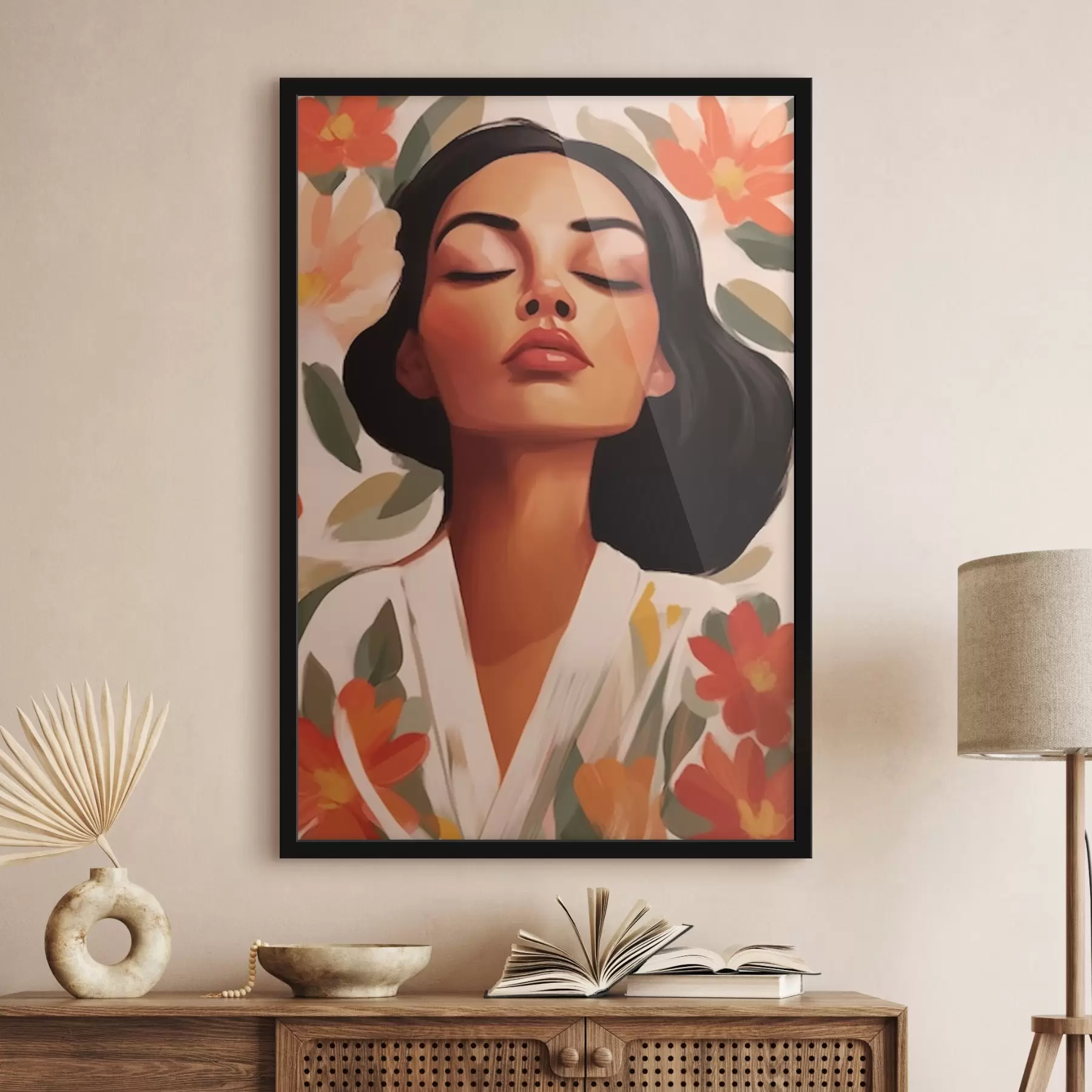Papier peint Portrait de femme f44682