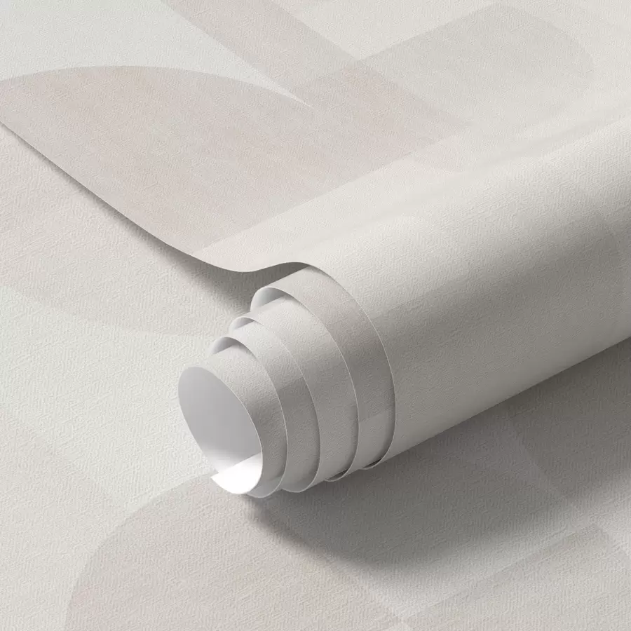 Papier peint Géométrie minimaliste dans une palette crème claire a00189