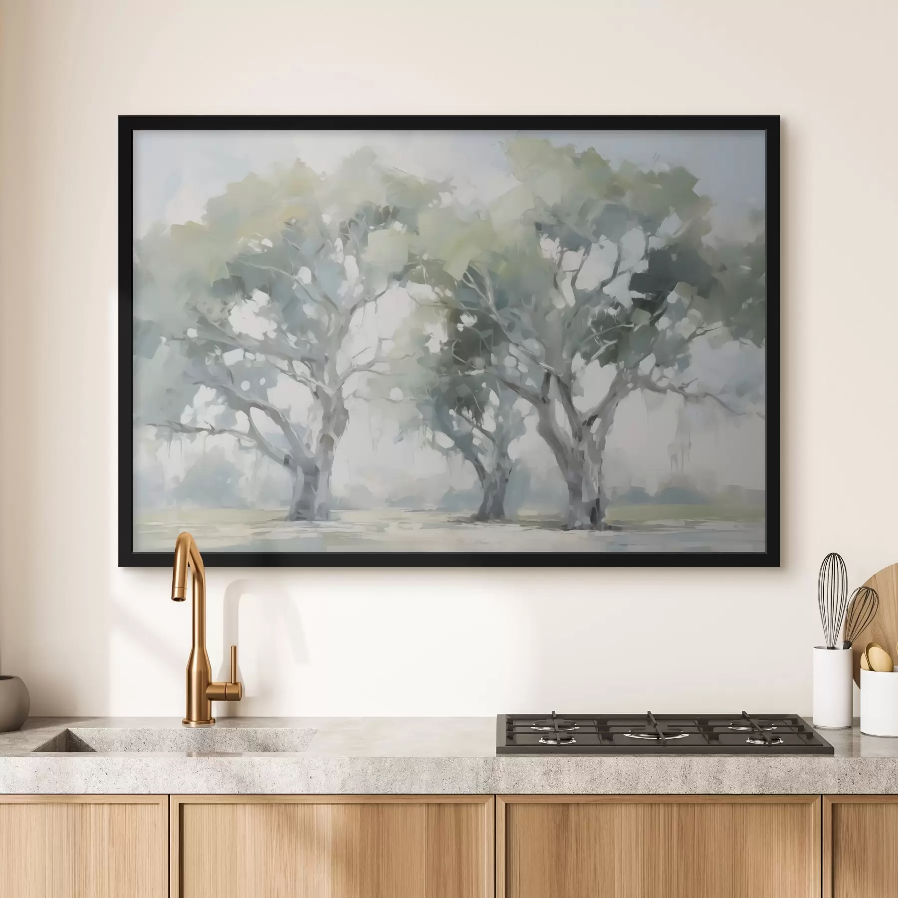 Papier peint Peinture d'imitation Oak grove f44695