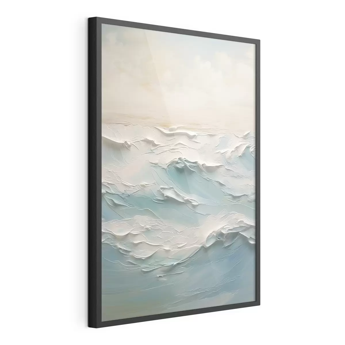 Poster Peinture imitation mer f44709