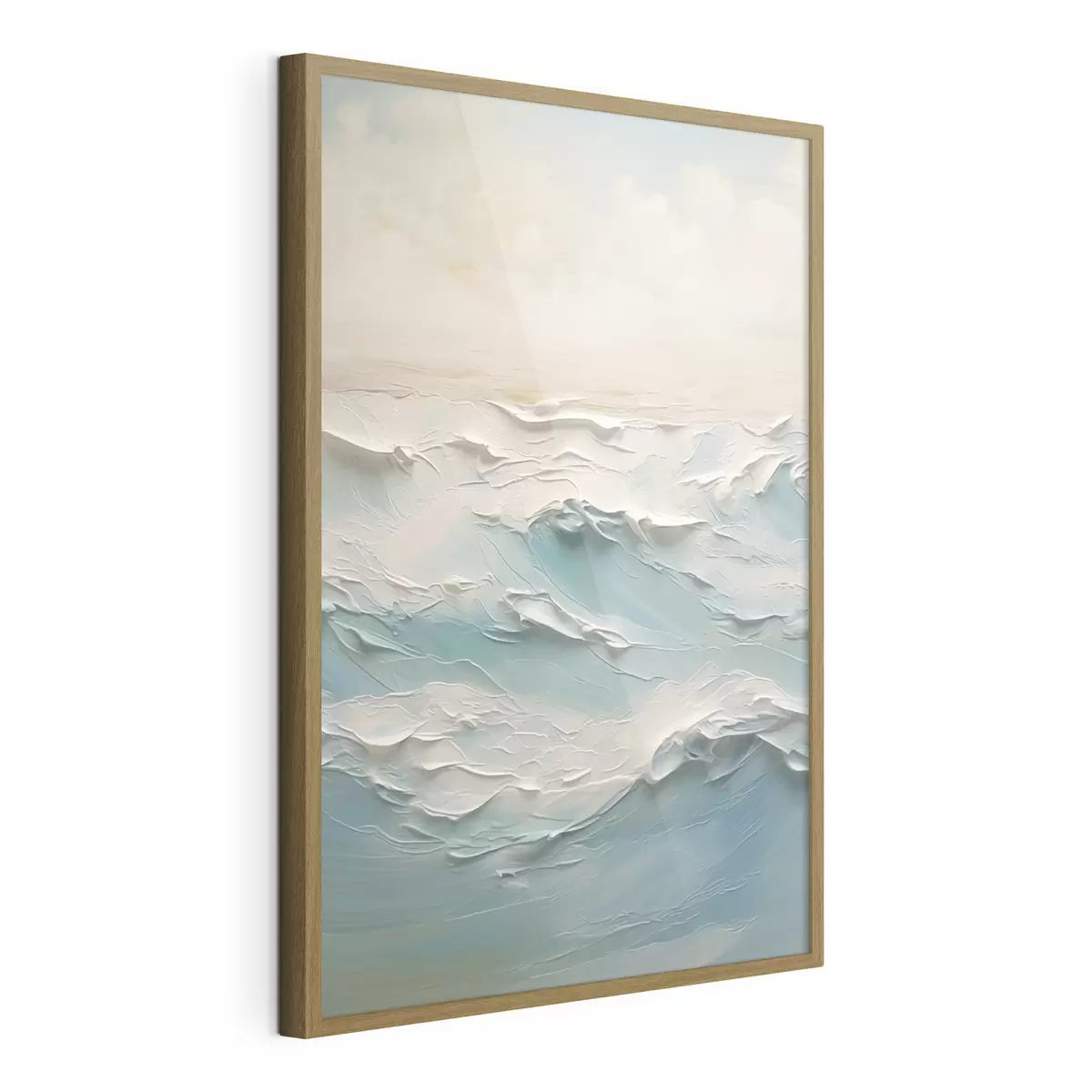 Poster Peinture imitation mer f44709