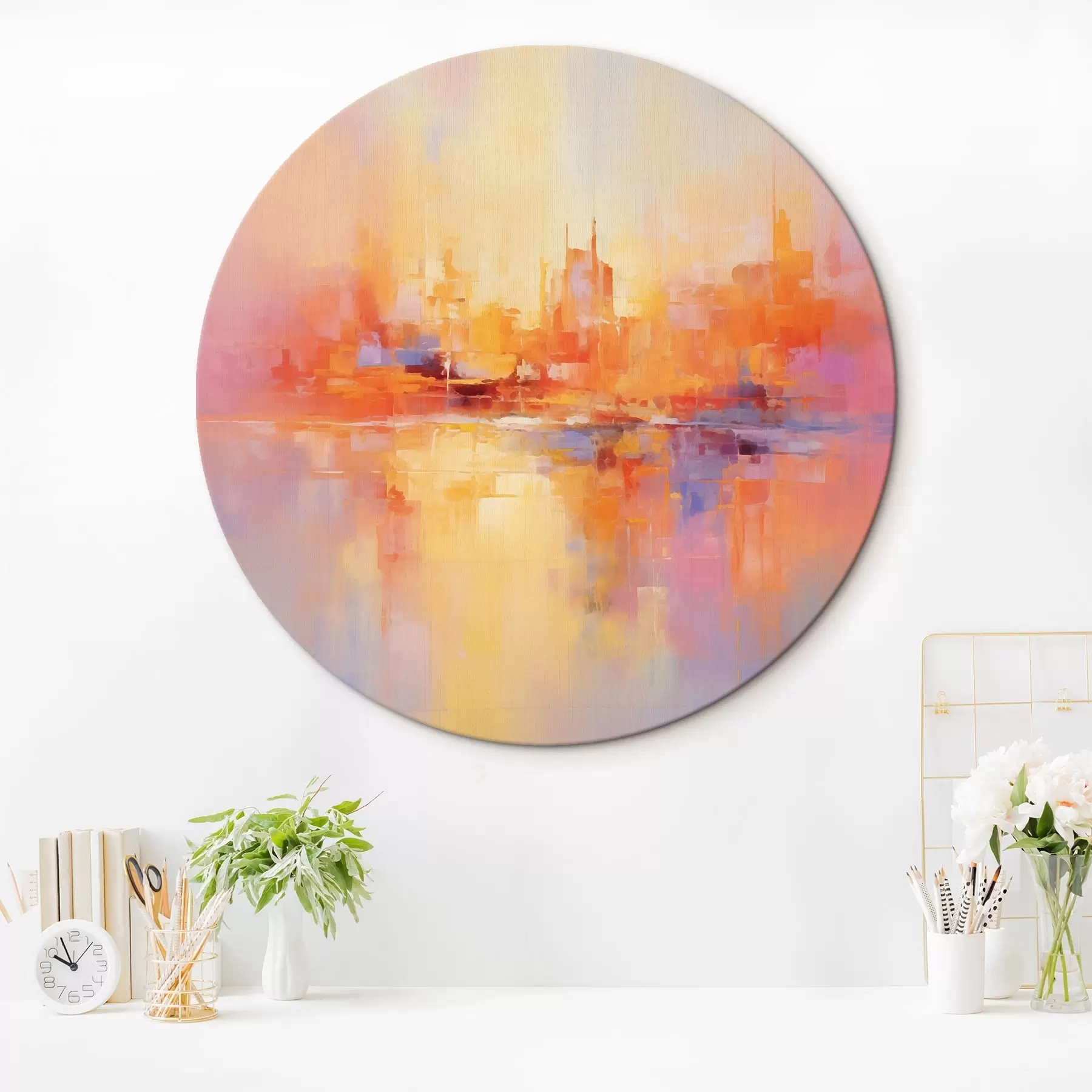 Tableau Coups de pinceau multicolores r44743