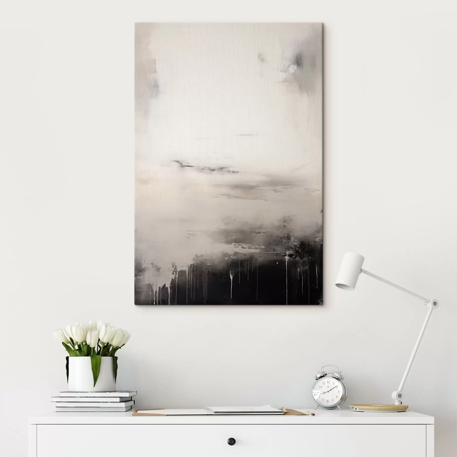Tableau Surface brillante avec bords ombrés s44742