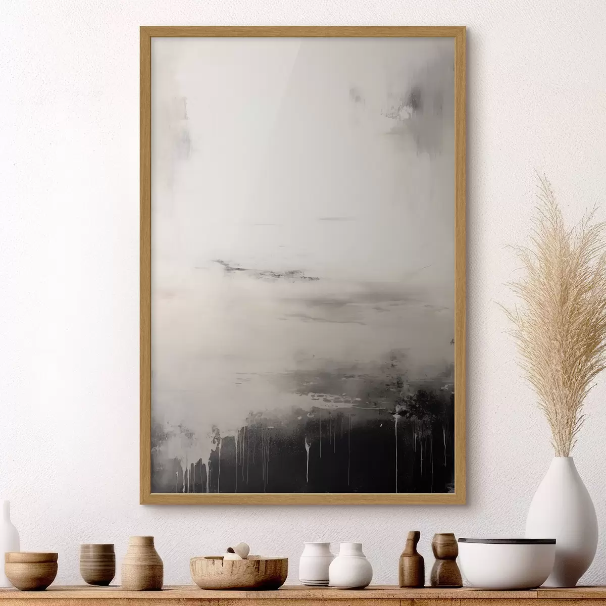 Poster Surface brillante avec bords ombrés f44742