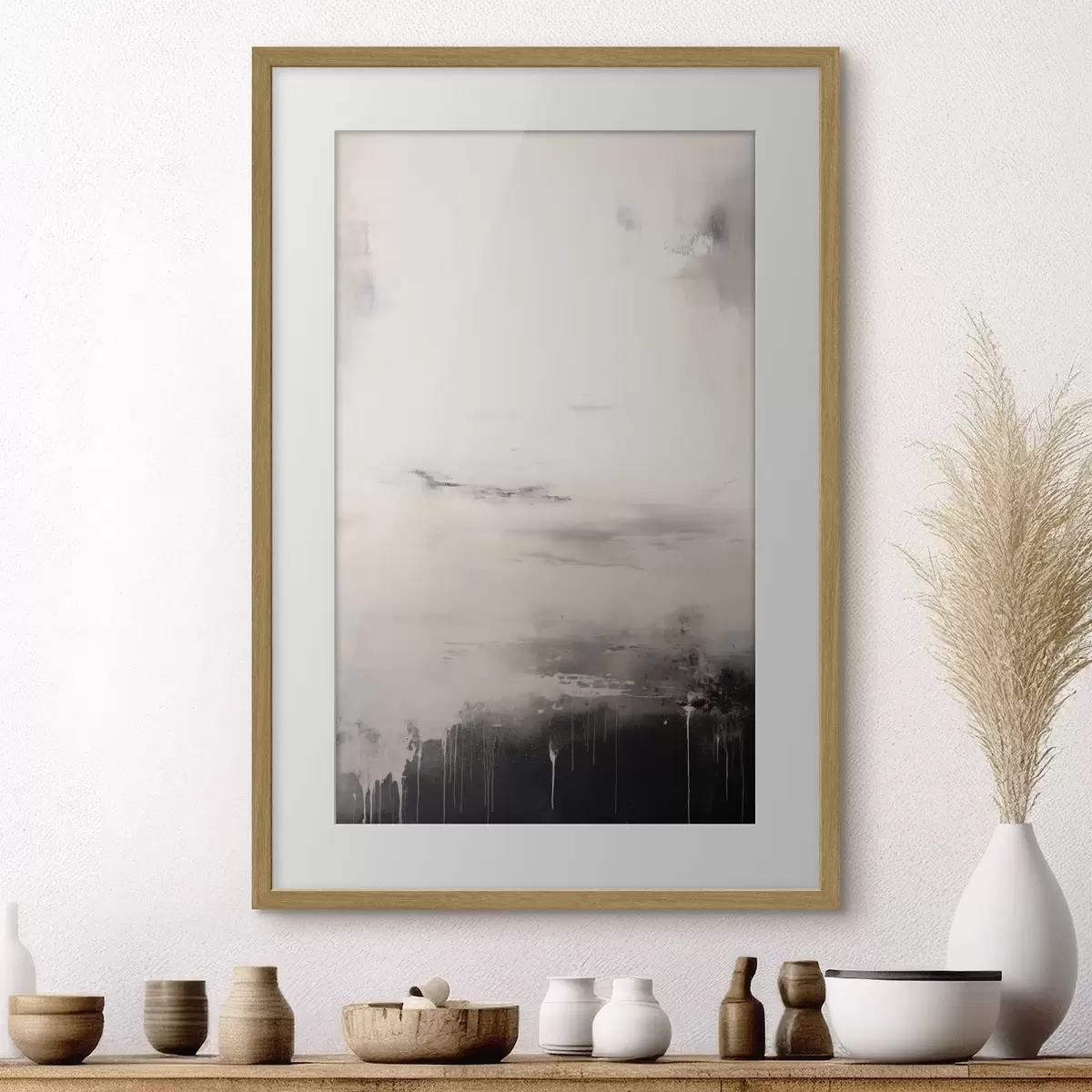Poster Surface brillante avec bords ombrés f44742