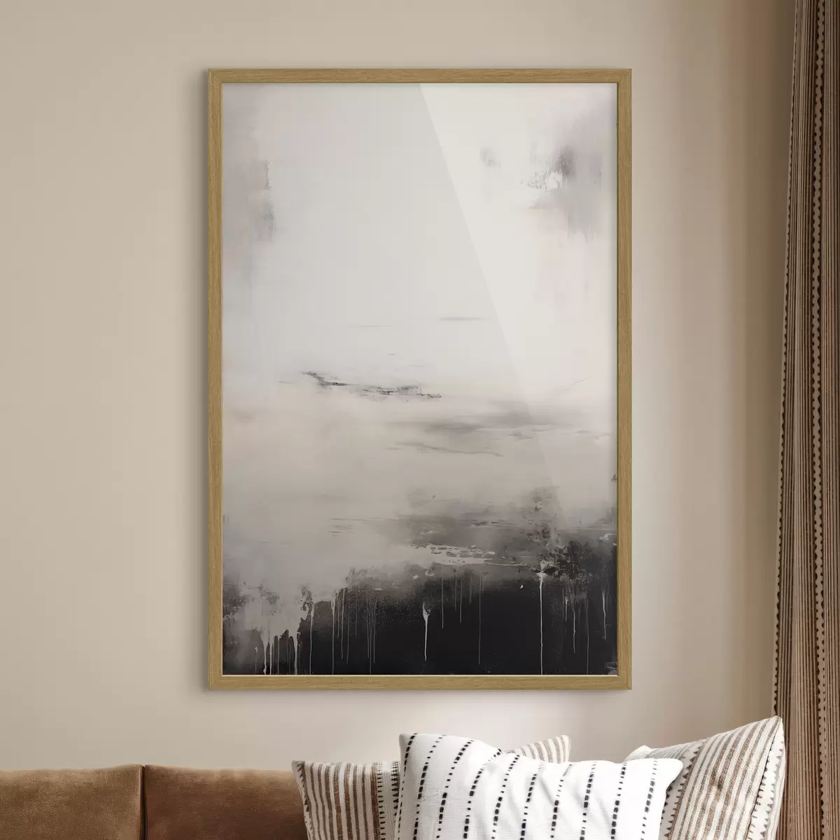 Poster Surface brillante avec bords ombrés f44742