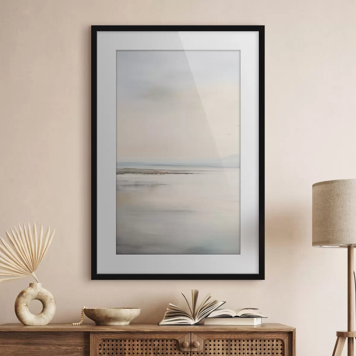 Poster Mer pastel avec horizon f44746