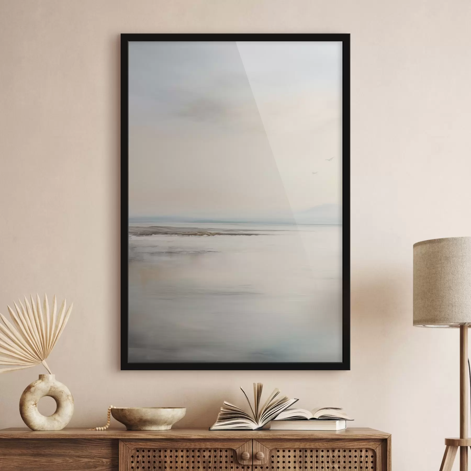 Papier peint Mer pastel avec horizon f44746