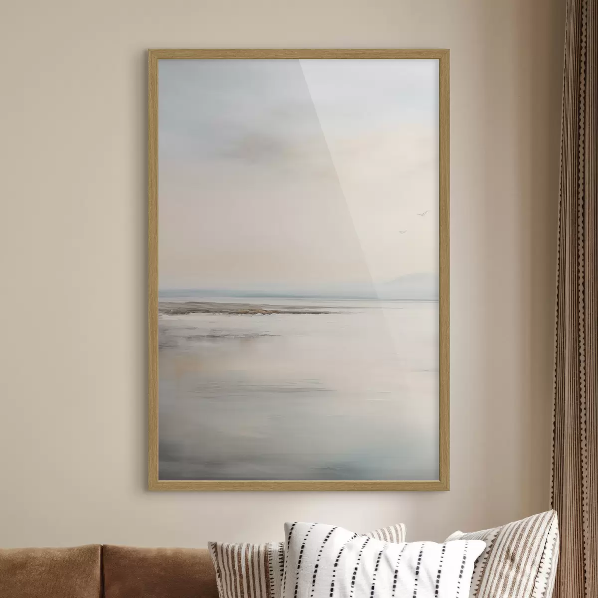 Poster Mer pastel avec horizon f44746