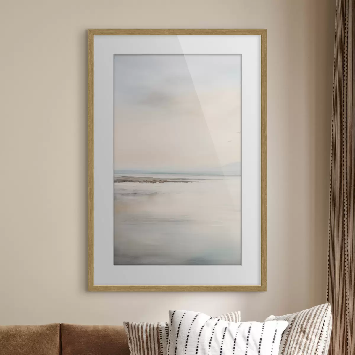Poster Mer pastel avec horizon f44746