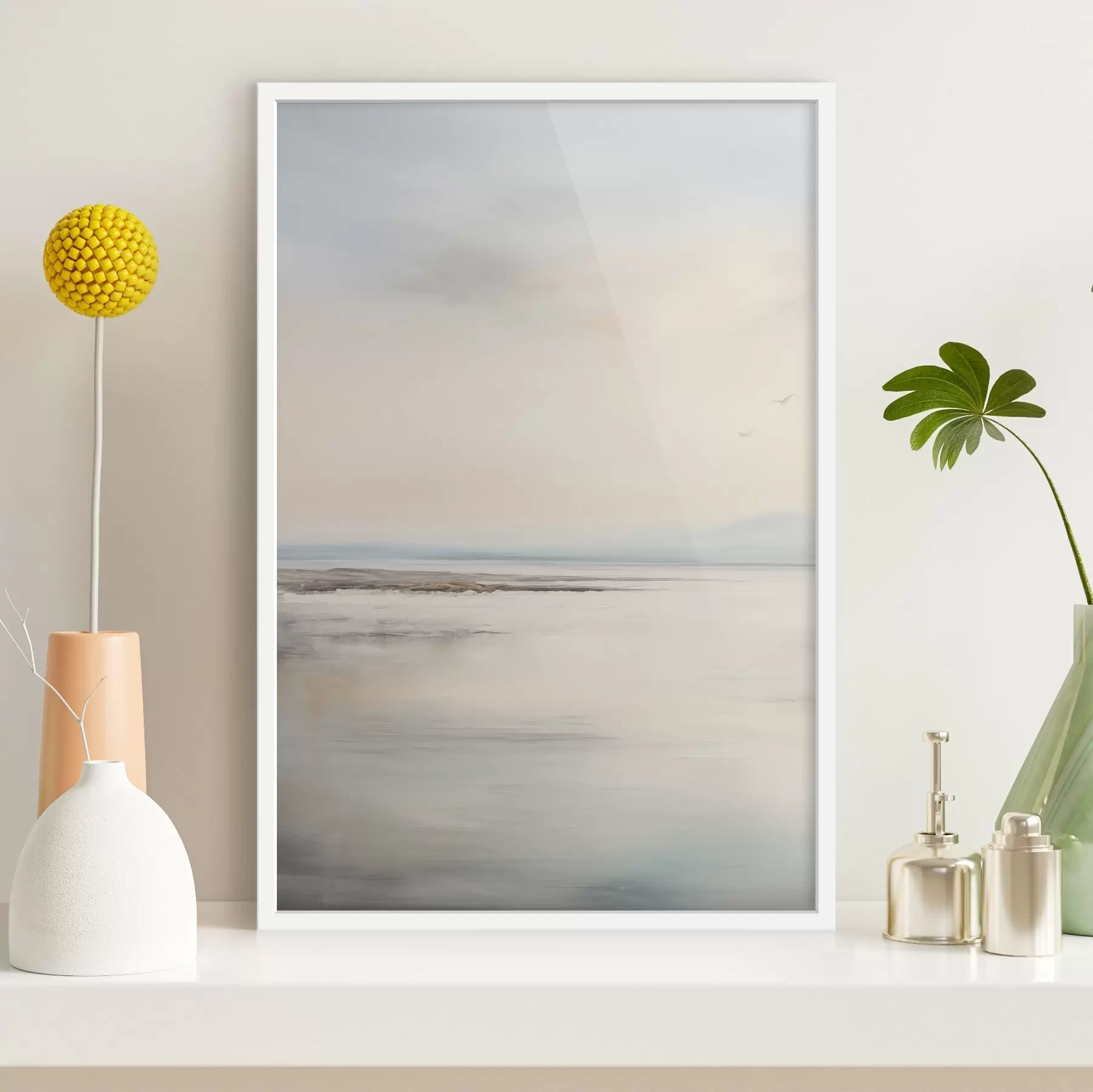 Papier peint Mer pastel avec horizon f44746