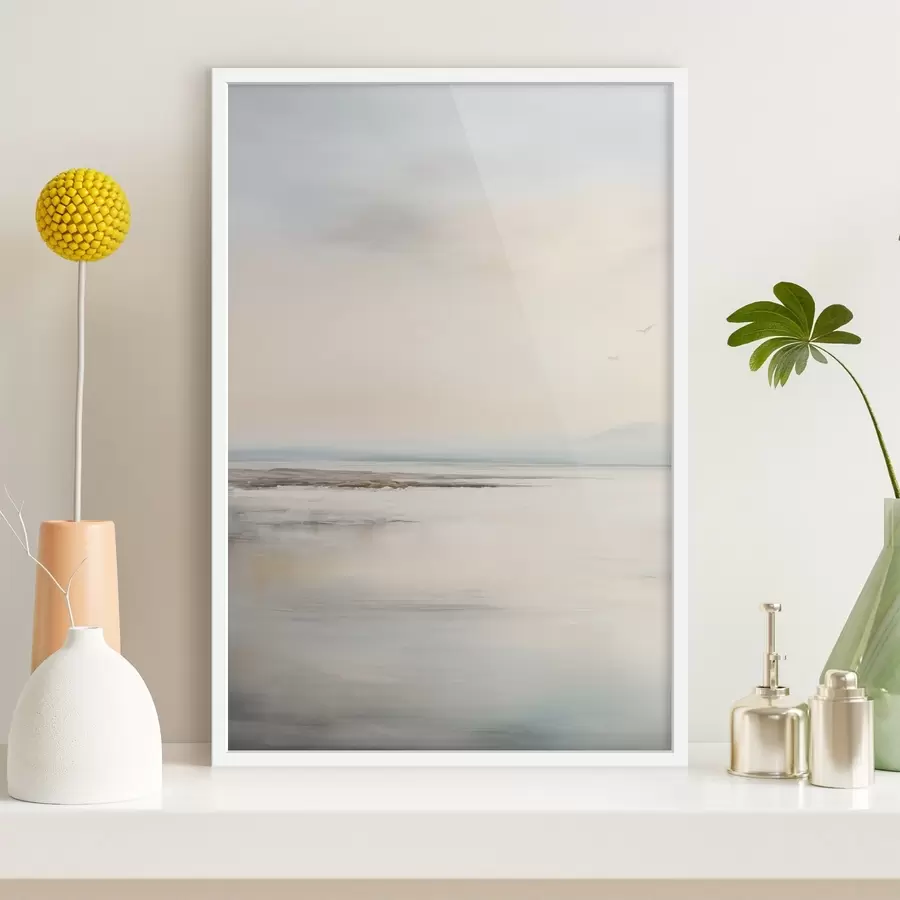 Papier peint Mer pastel avec horizon f44746