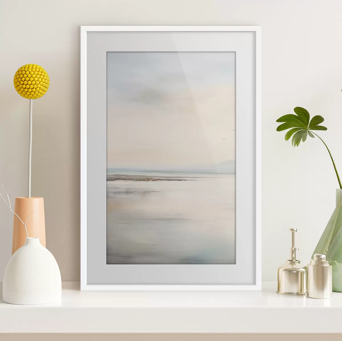 Poster Mer pastel avec horizon f44746