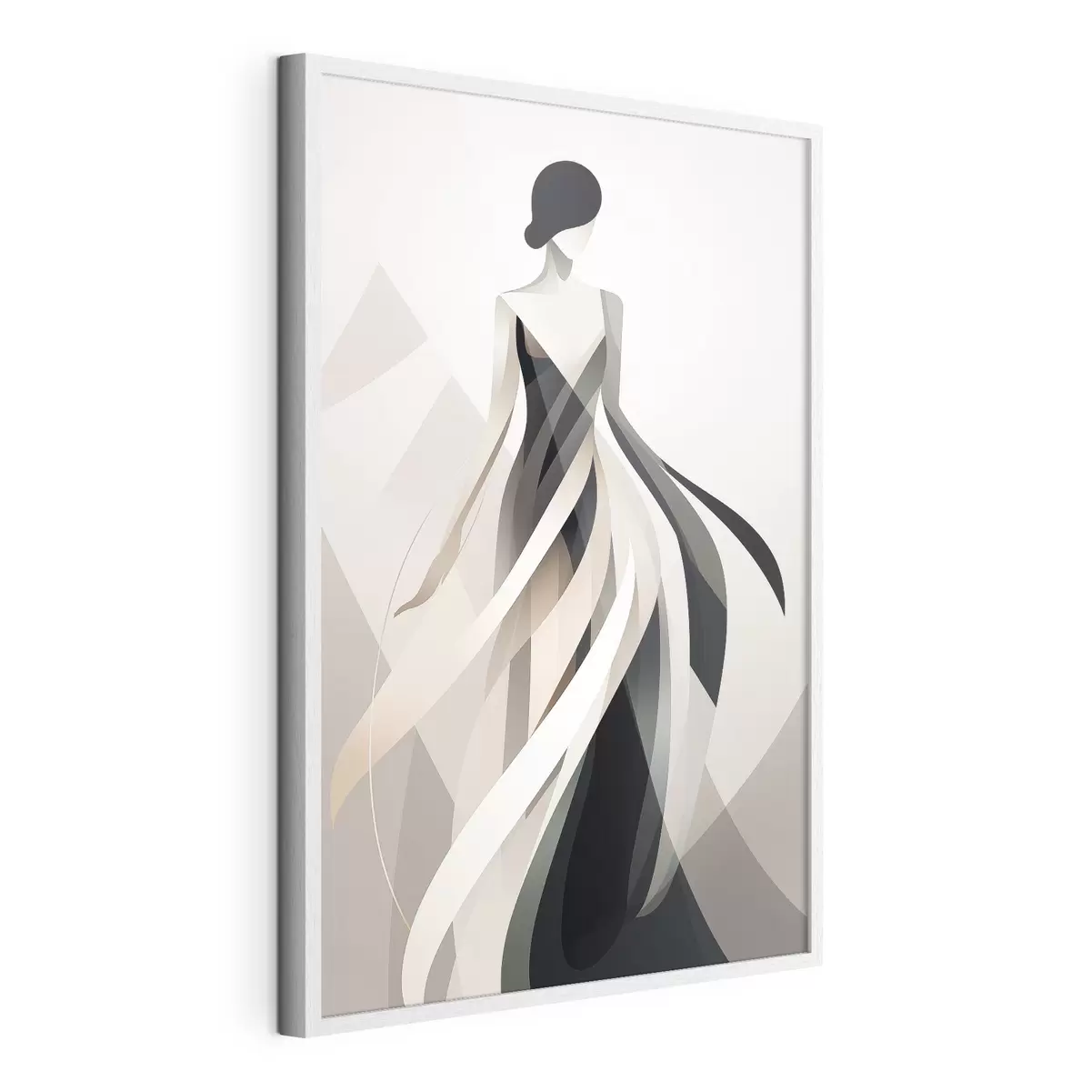 Poster Figure abstraite en robe longue f44750