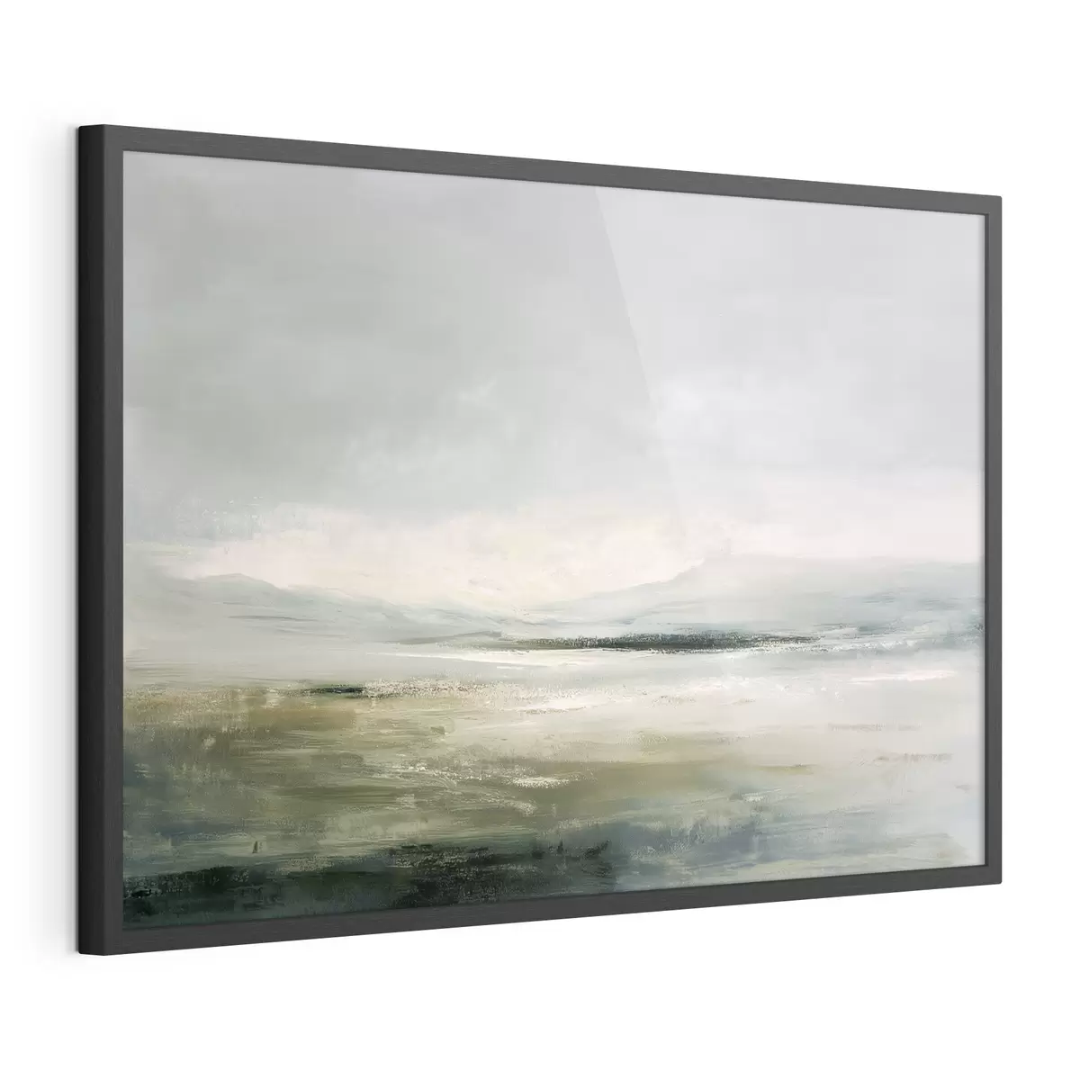 Poster Paysage minimaliste avec brouillard f44756