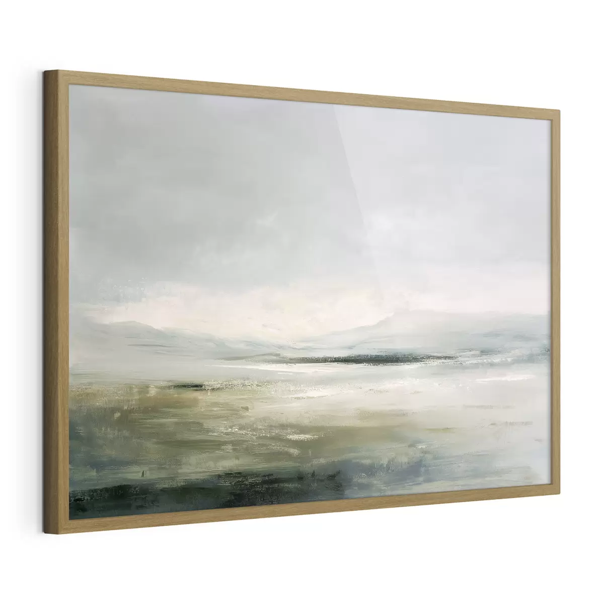 Poster Paysage minimaliste avec brouillard f44756