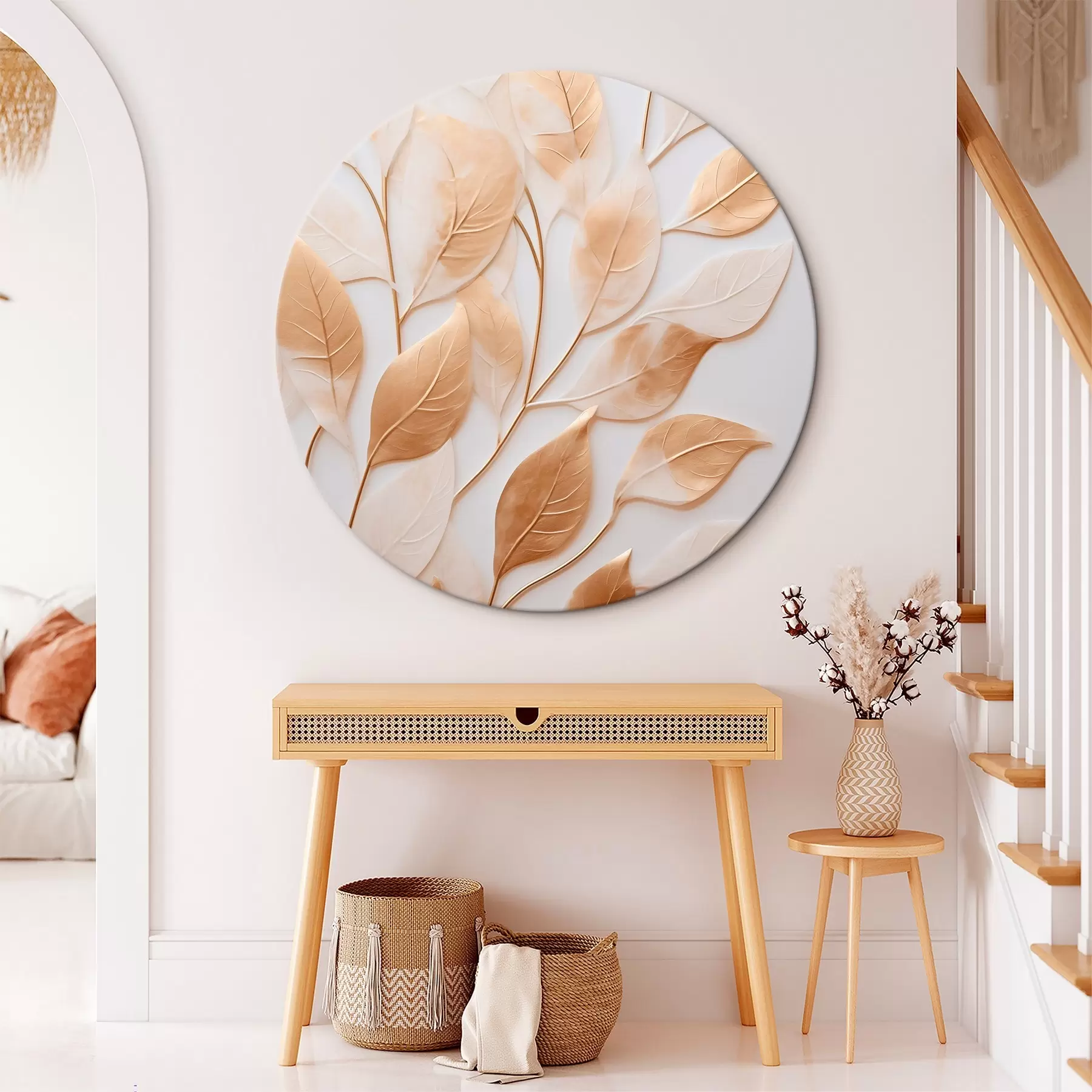 Tableau Feuilles sur les branches r44766