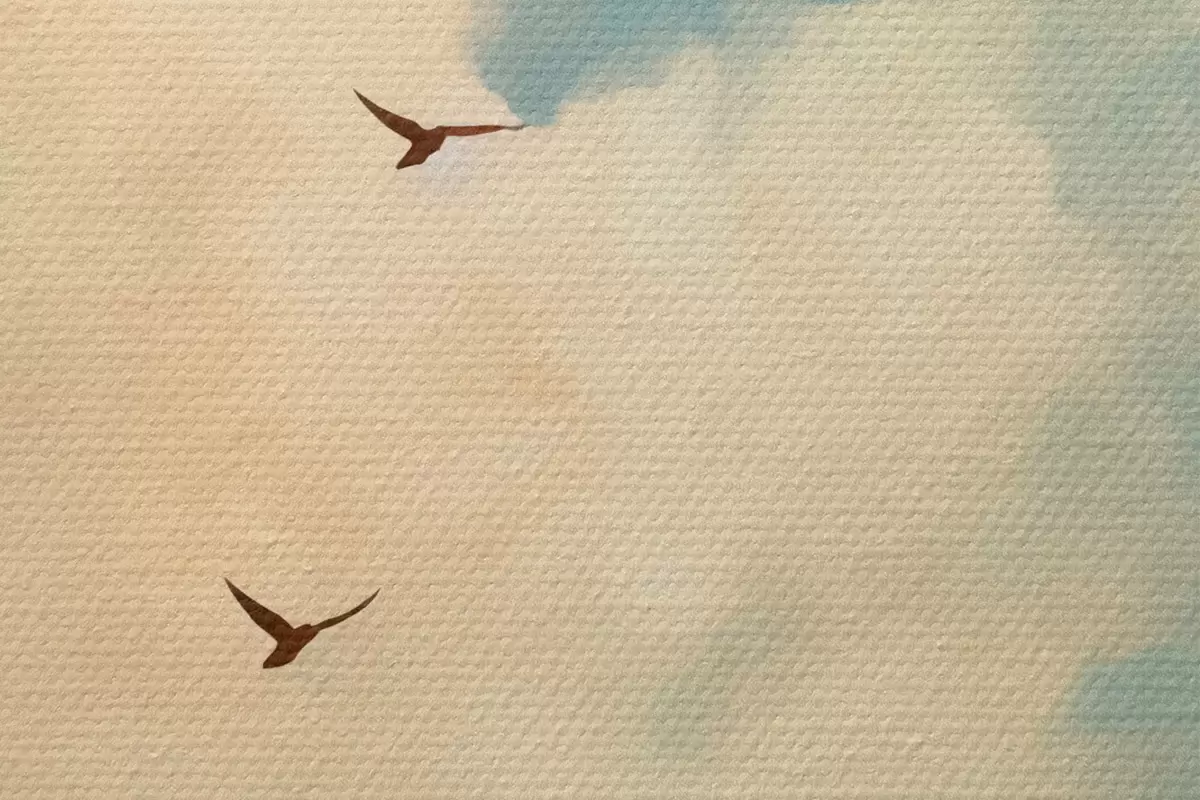 Tableaux rondes Nuages dans le ciel r44770