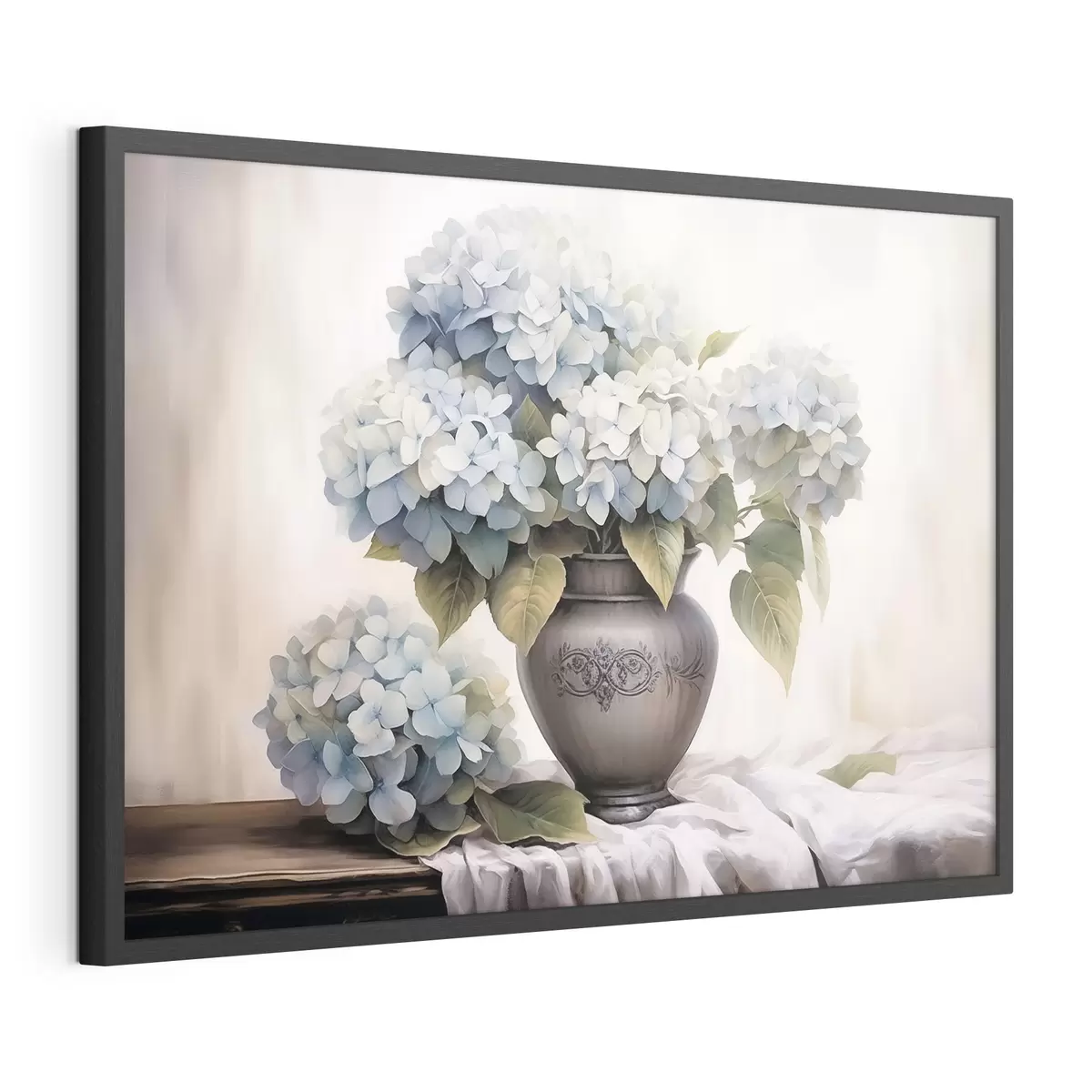 Poster Fleurs d'hortensia dans un vase f44771