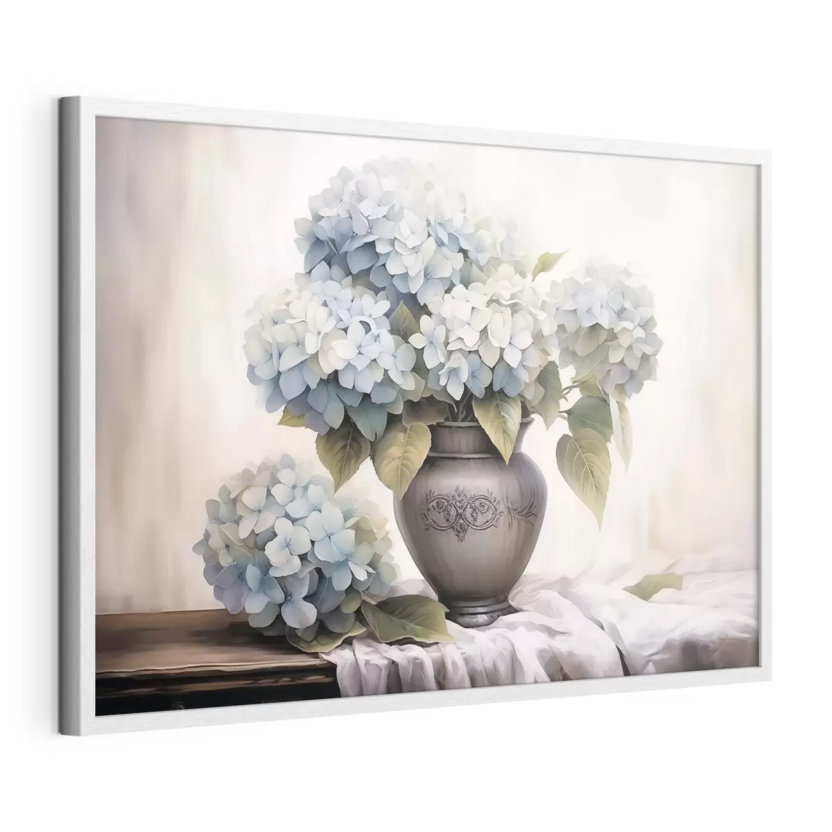 Poster Fleurs d'hortensia dans un vase f44771