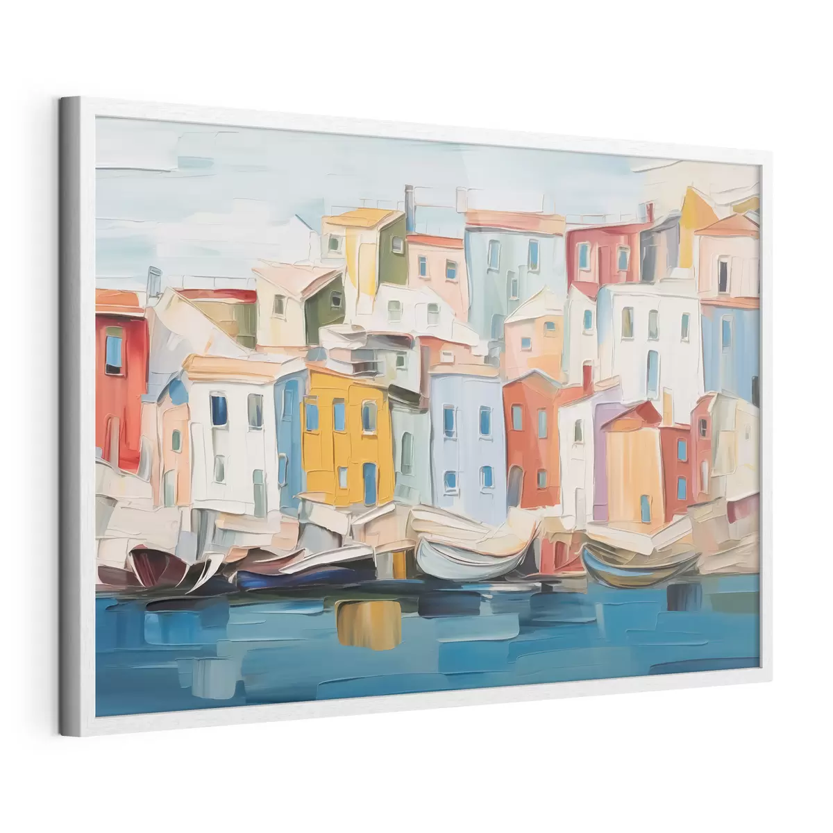 Poster Port aux mille couleurs f44783